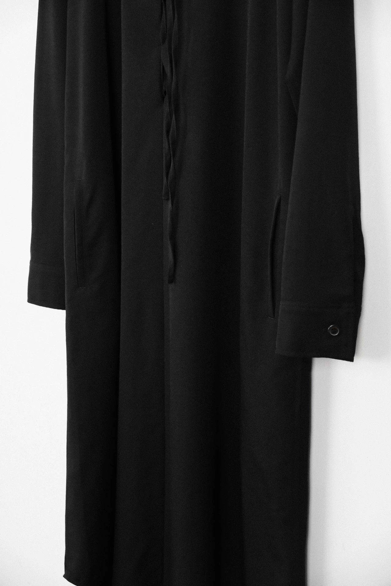 Yohji Yamamoto Yohji Yamamoto 21aw Vintage Tie Asym Wool Dress Women's Size S / US 4 / IT 40 - 4 Thumbnail