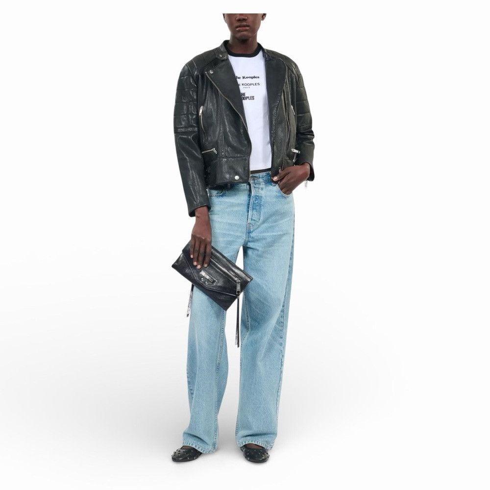 The Kooples The Kooples Leather Moto Jacket – Black Color NEVER WORN – Size L / US 10 / IT 46 - 2 Thumbnail