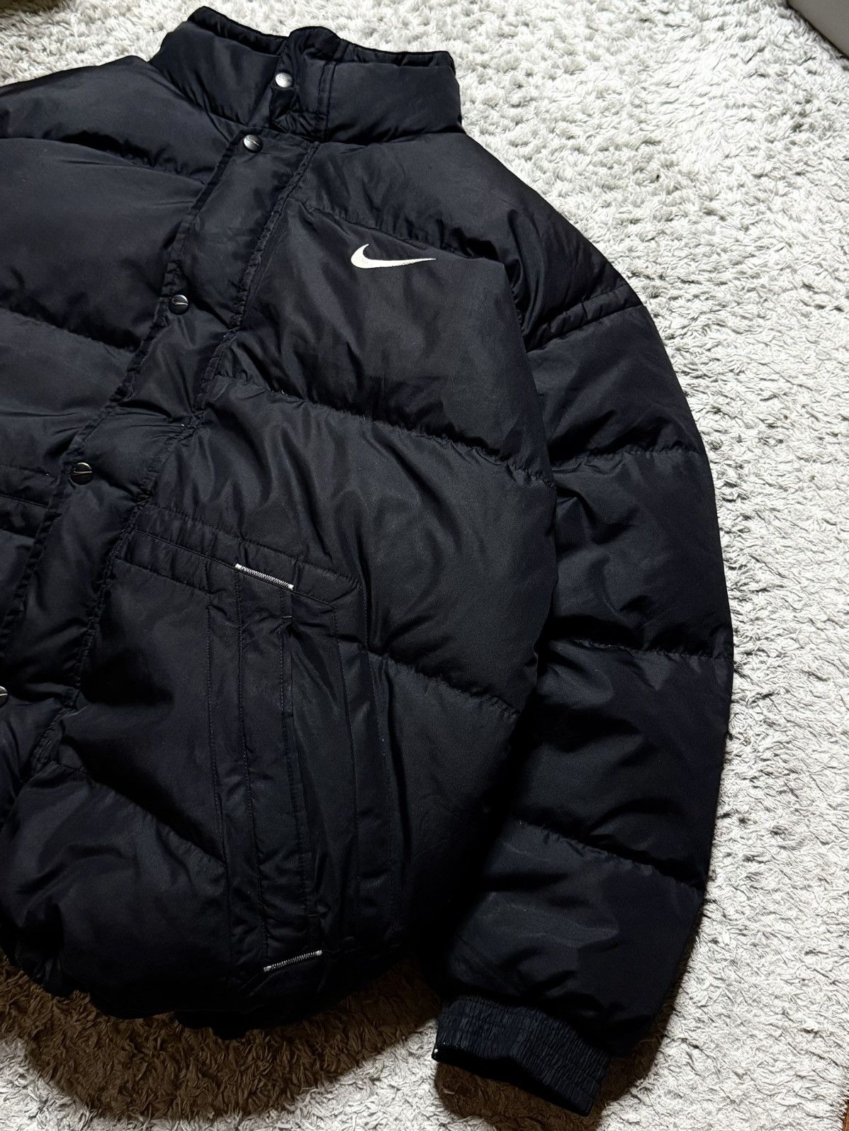 Nike 90s Nike Puffer Vintage Jacket Rare Big Logo Swoosh Size US L / EU 52-54 / 3 - 4 Thumbnail