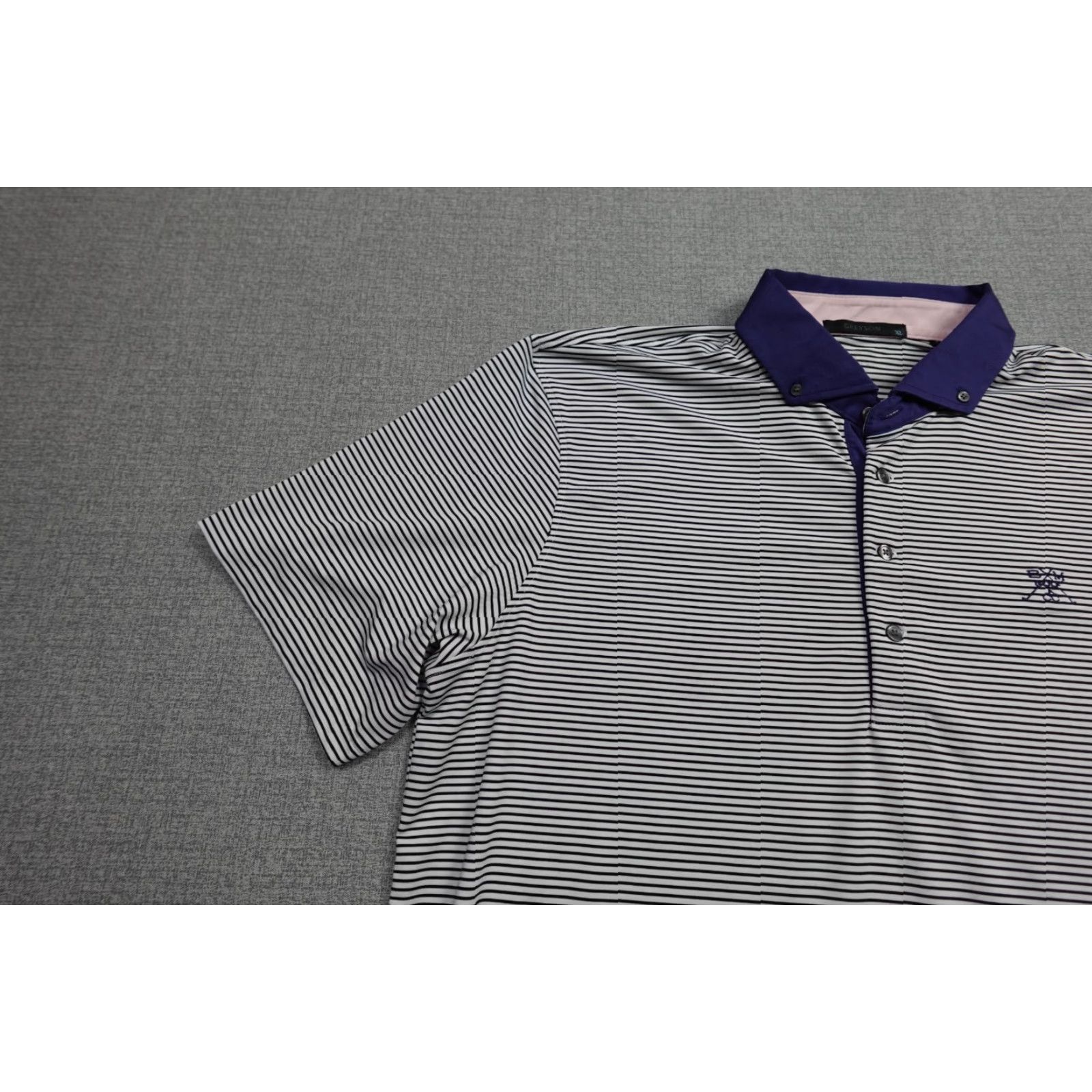 Vintage Greyson Polo Shirt XL White Golf Lightweight Stretch Performance Wolf Modern Sports Mens Size US XL / EU 56 / 4 - 3 Thumbnail