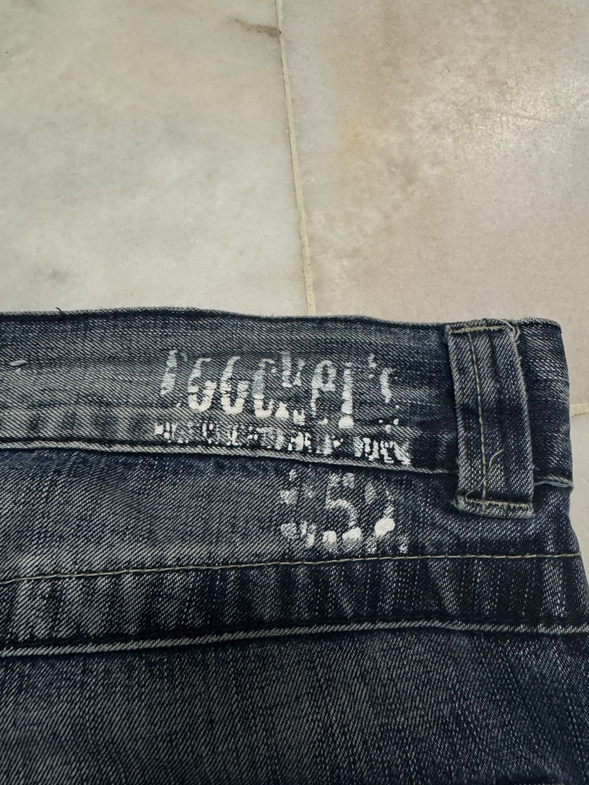 Japanese Brand BAGGY FLARE VINTAGE JAPANESE THRASHED JEANS 90s Size US 32 / EU 48 - 13 Thumbnail