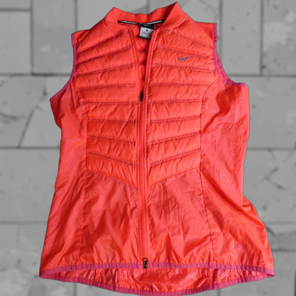 Nike Nike AeroLoft Vest Womens Medium Pink Down Filled Windbreaker Full Zip Jacket M Blue Size M / US 6-8 / IT 42-44 - 1 Thumbnail