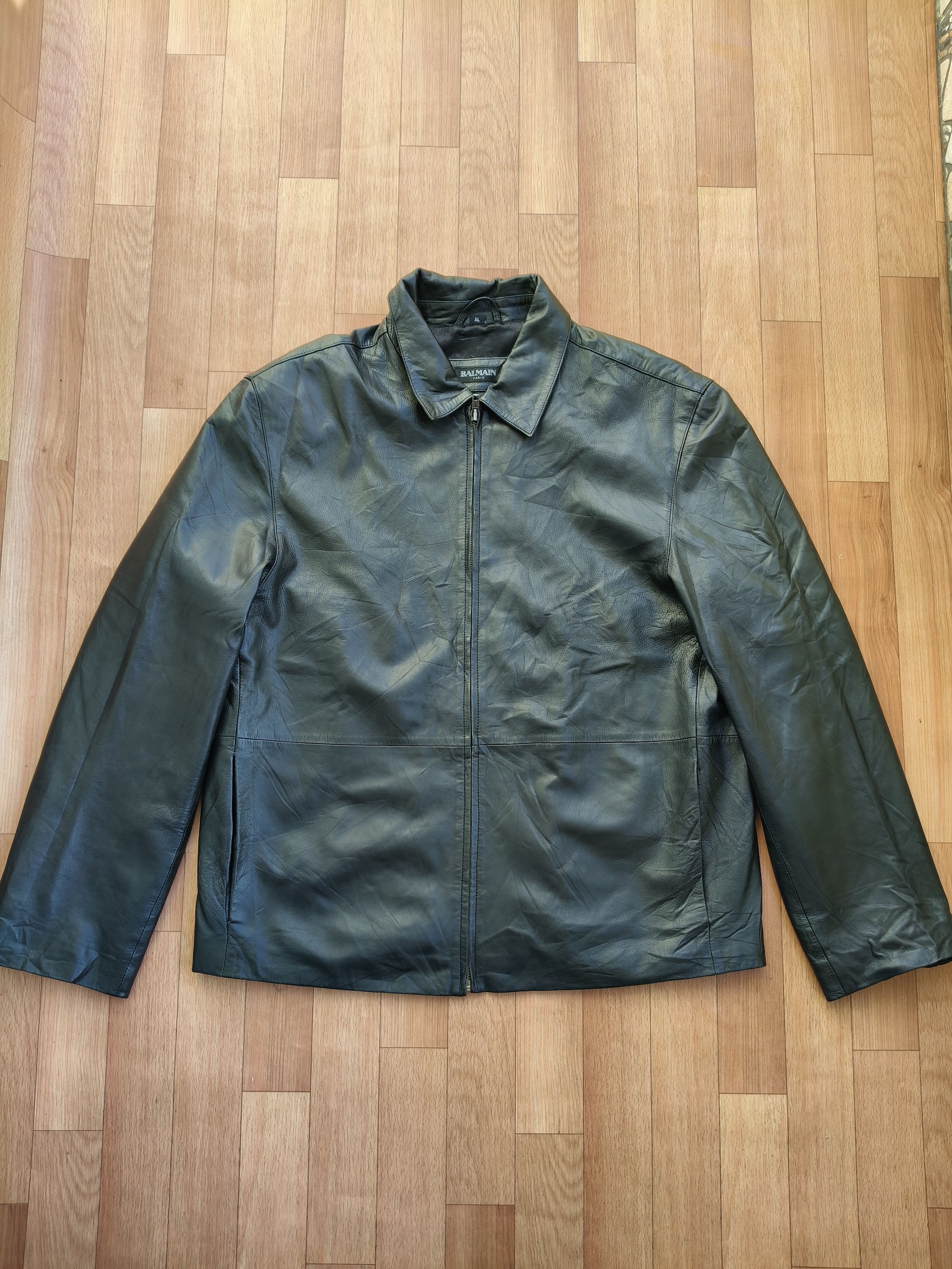 ジャケット・アウター 90s Vintage BALMAIN REAL leather jacket Vintage 90s Balmain Leather Jacket - Etsy Canada