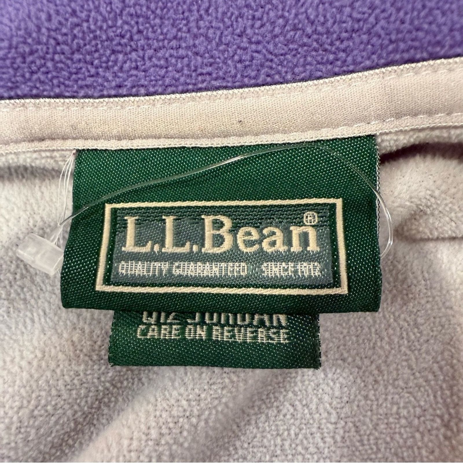 L.L. Bean L.L. Bean Polartec FullZip Fleece Jacket Womens Small Purple Size S / US 4 / IT 40 - 5 Thumbnail