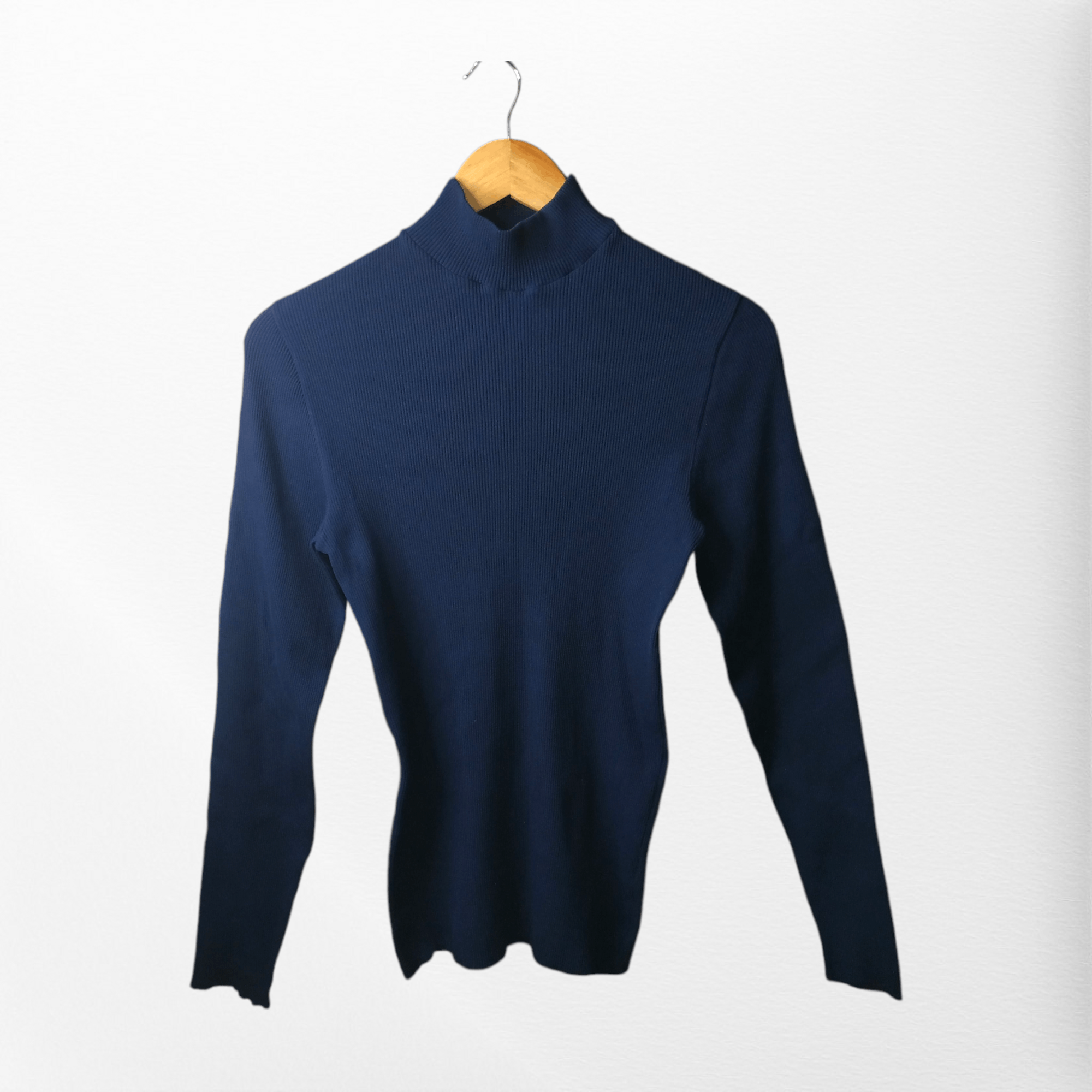 Vintage Jean Paul Gaultier Maille - Plain Longsleeve Turtleneck Size XL / US 12-14 / IT 48-50 - 1 Thumbnail