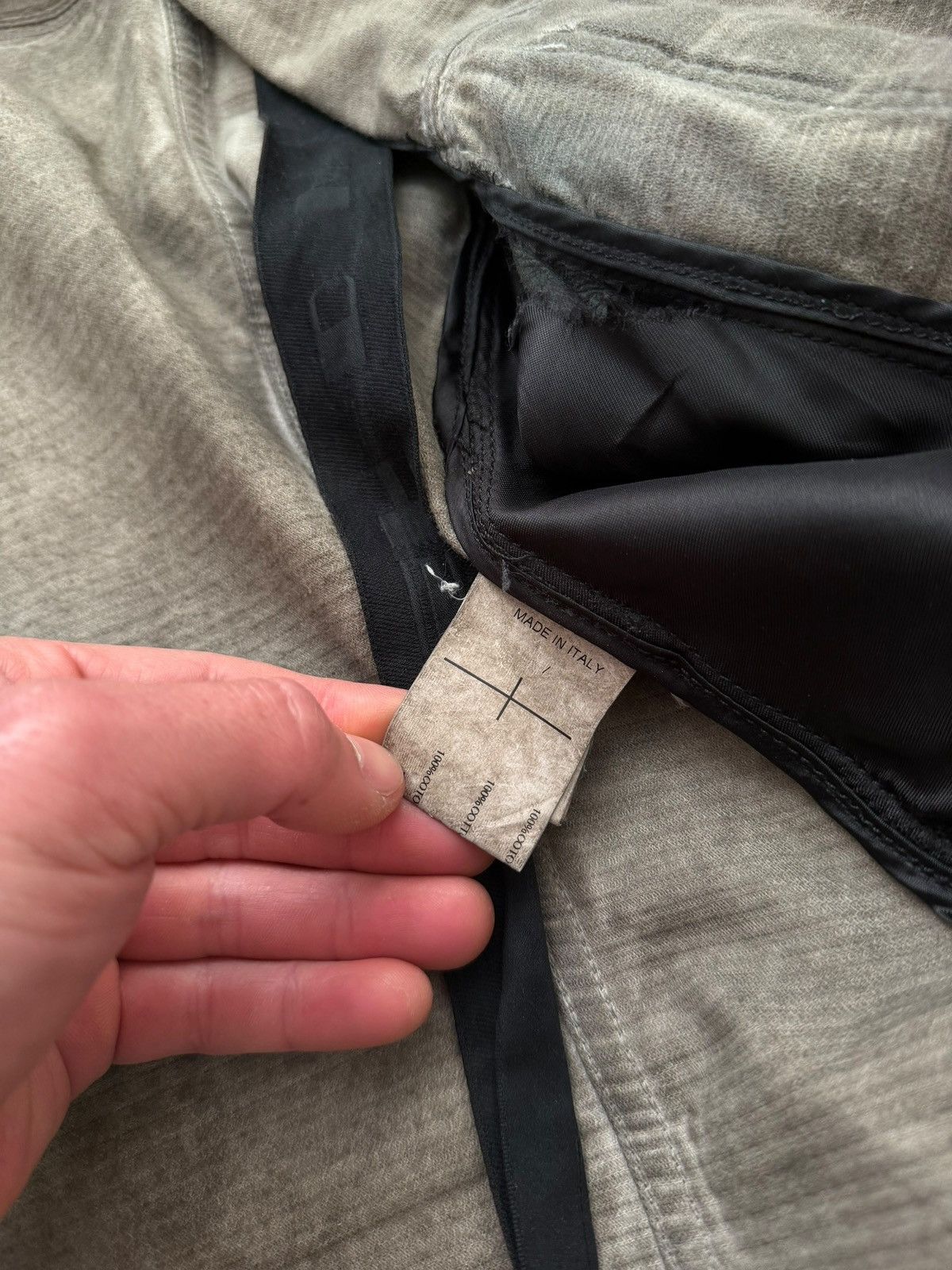 Rick Owens 2000’s Sample Hogwash Distressed Corduroy Leather Hybrid Size US M / EU 48-50 / 2 - 12 Thumbnail
