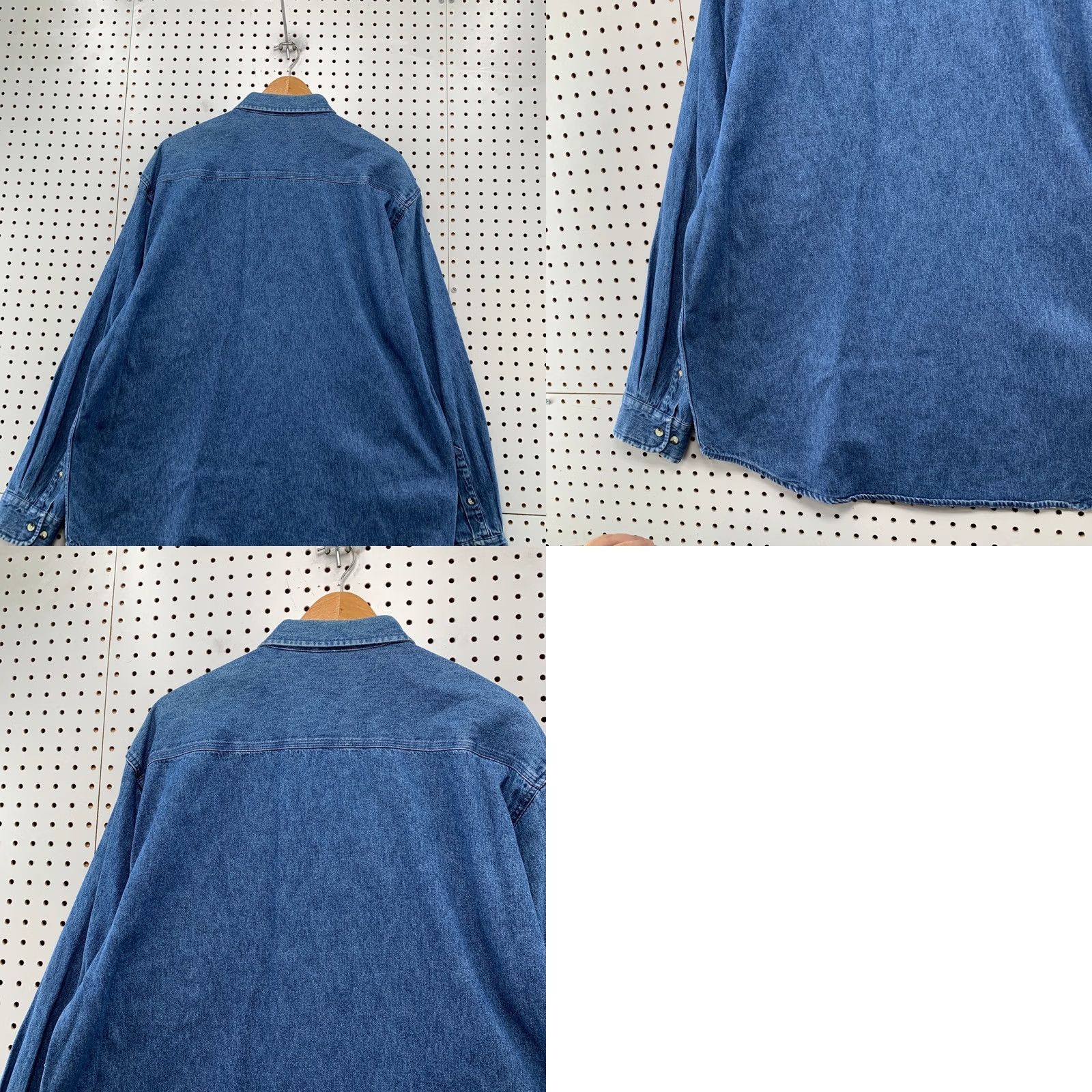 Hard Rock Cafe VINTAGE Hard Rock Cafe Shirt Mens XL Blue Niagara Falls 90s Button Denim Size US XL / EU 56 / 4 - 9 Thumbnail