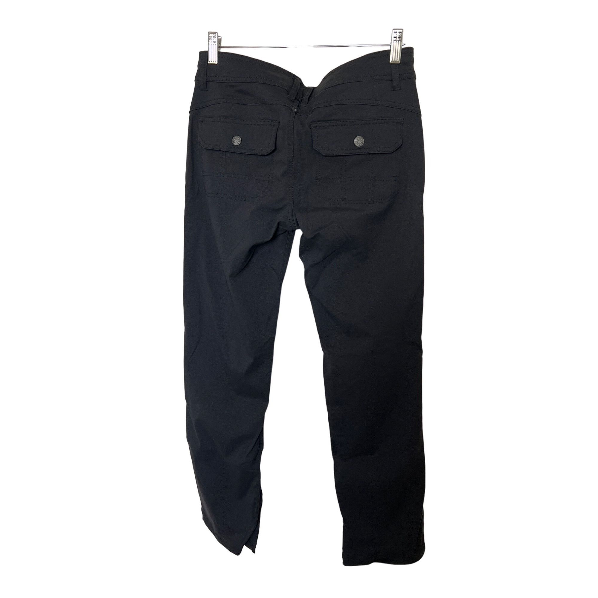 Prana Prana Hiking Pants Black With Pockets & Roll-Up Legs Size 27" / US 4 / IT 40 - 3 Thumbnail