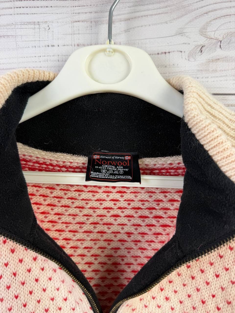 Norwool Mens Norwool 1/4 Zip Sweater Wool Norway Size M Size US M / EU 48-50 / 2 - 6 Thumbnail