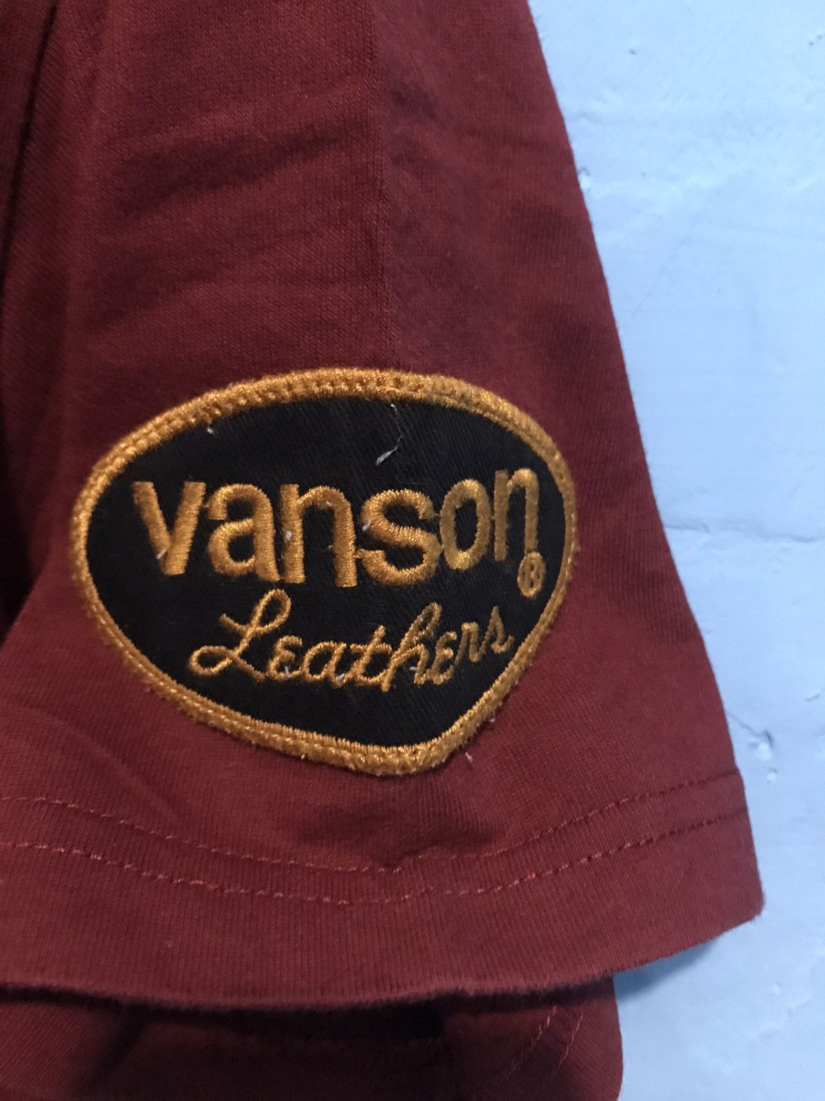 Vanson Leathers Vanson Leathers x TFOA Embroidered T Shirt Size US L / EU 52-54 / 3 - 4 Thumbnail