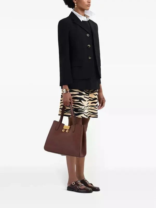 Marni o1w1db10326 Virgin Wool Blazer in Black Size S / US 4 / IT 40 - 3 Thumbnail