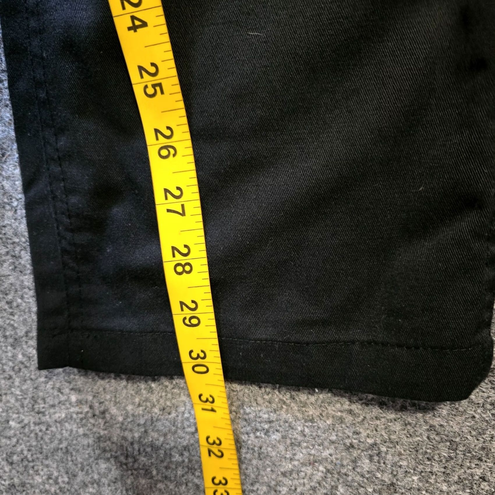 Vintage John Galt Pants Womens One Size Black Cargo Adjustable Straight Leg Casual Basic Size 42" / US 20 - 7 Thumbnail