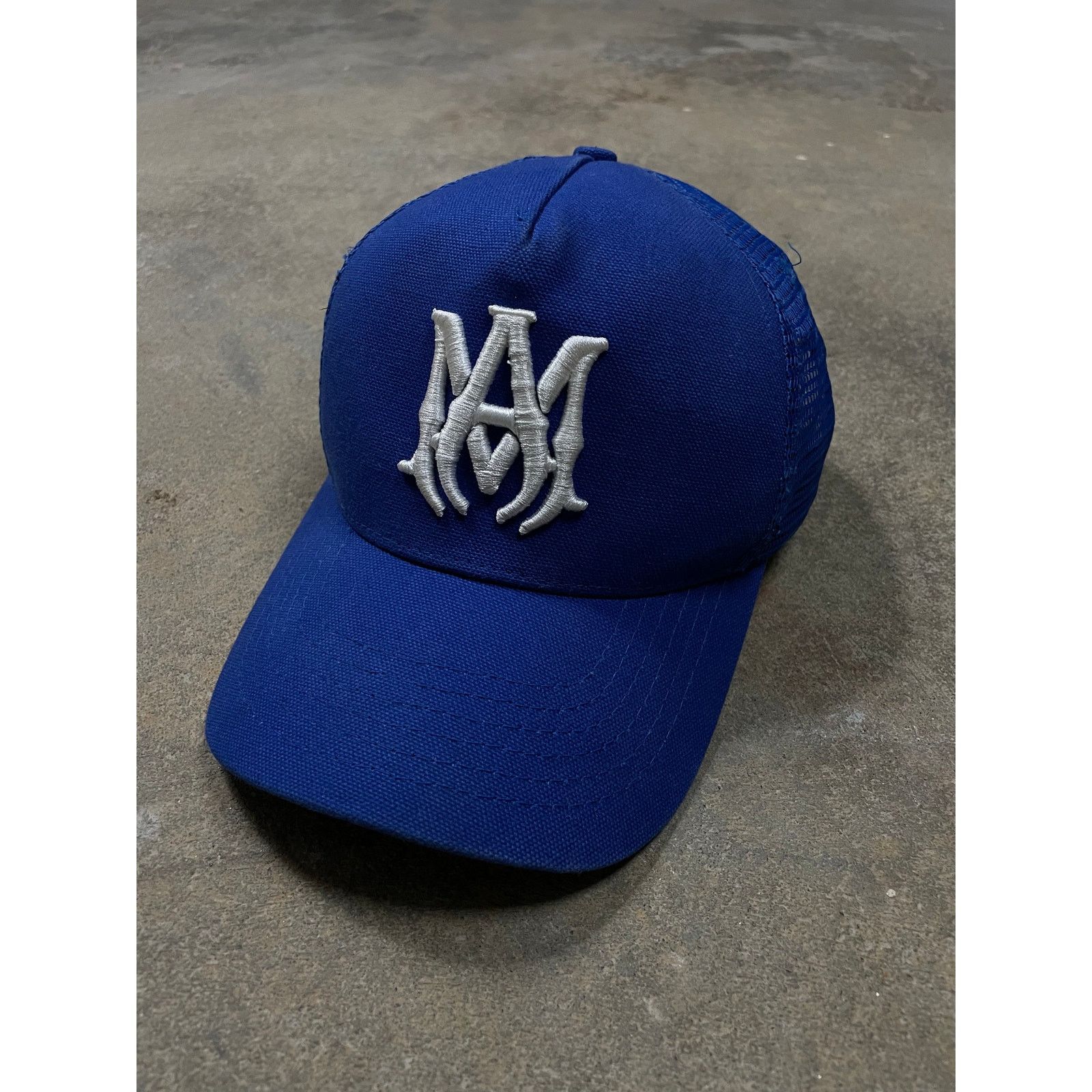 Amiri Amiri MA Trucker Blue Used OS Size ONE SIZE - 2 Thumbnail