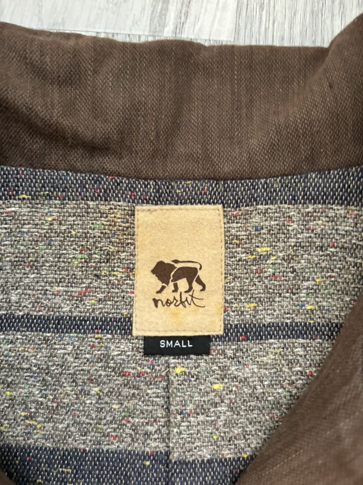 Norbit Norbit Brown Blanket Lining Heavy Jacket Size US S / EU 44-46 / 1 - 4 Thumbnail