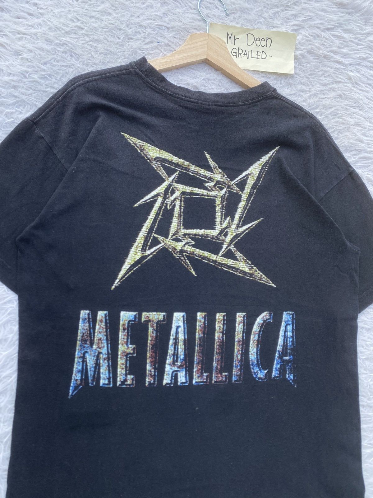 Metallica Vintage 90s Tour Metallica Giant Tag Band T Shirt Size US L / EU 52-54 / 3 - 6 Thumbnail