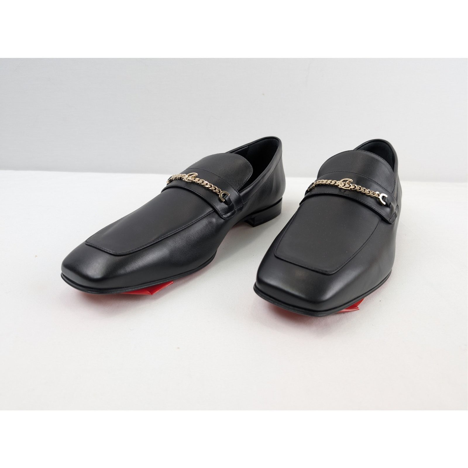 Christian Louboutin o1rshd1 MJ Moc Uomo Flat Shoe Boots in Black Size US 11 / EU 44 - 7 Thumbnail