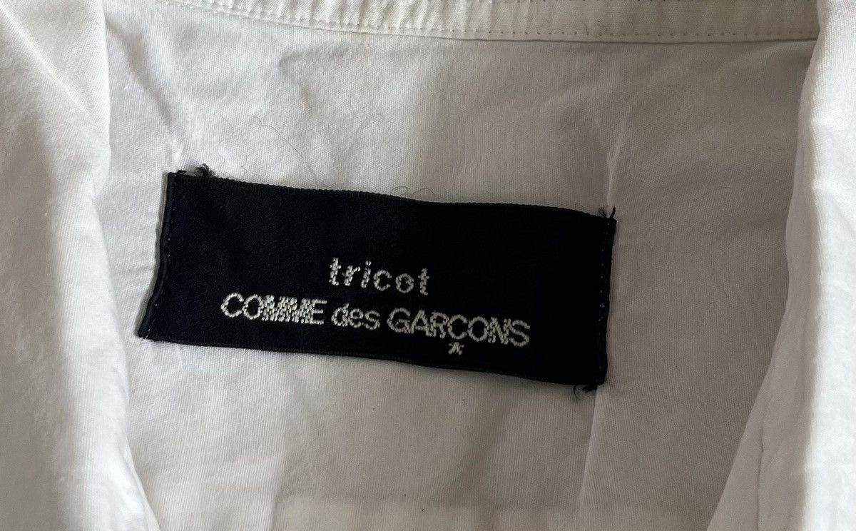 Comme des Garcons Vintage tricot cdg AD1989 cotton white camp shirt Size US S / EU 44-46 / 1 - 6 Thumbnail