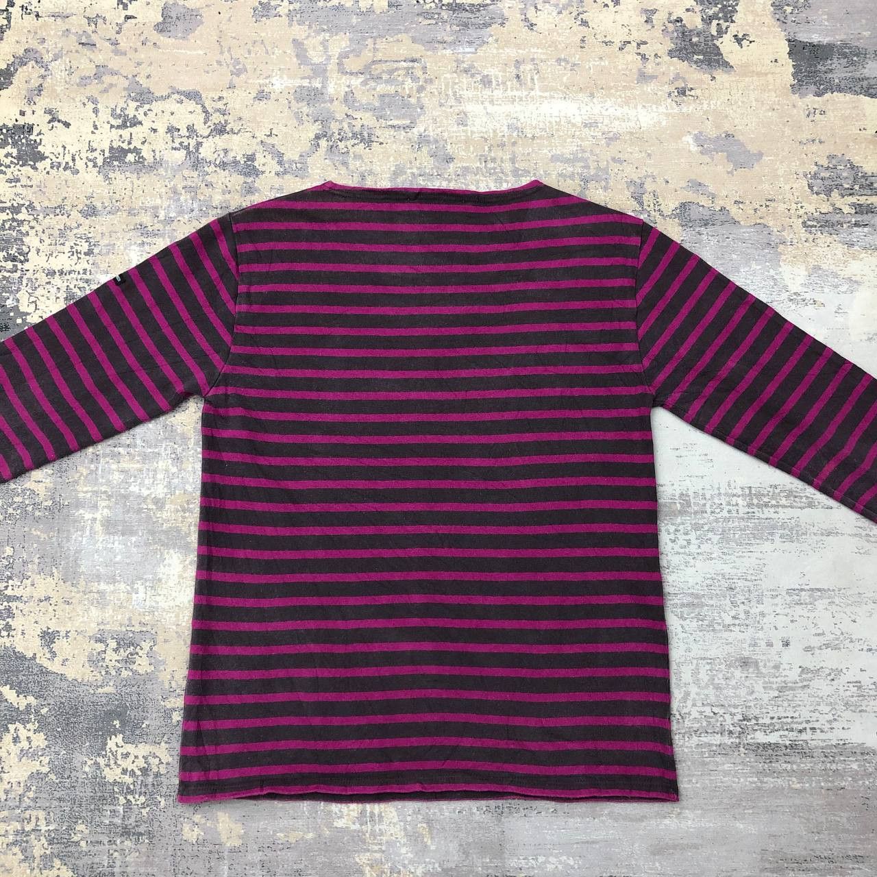 Saint James T86 SAINT JAMES STRIPED DISTRESSED LONG SLEEVE TEE Size US M / EU 48-50 / 2 - 2 Thumbnail