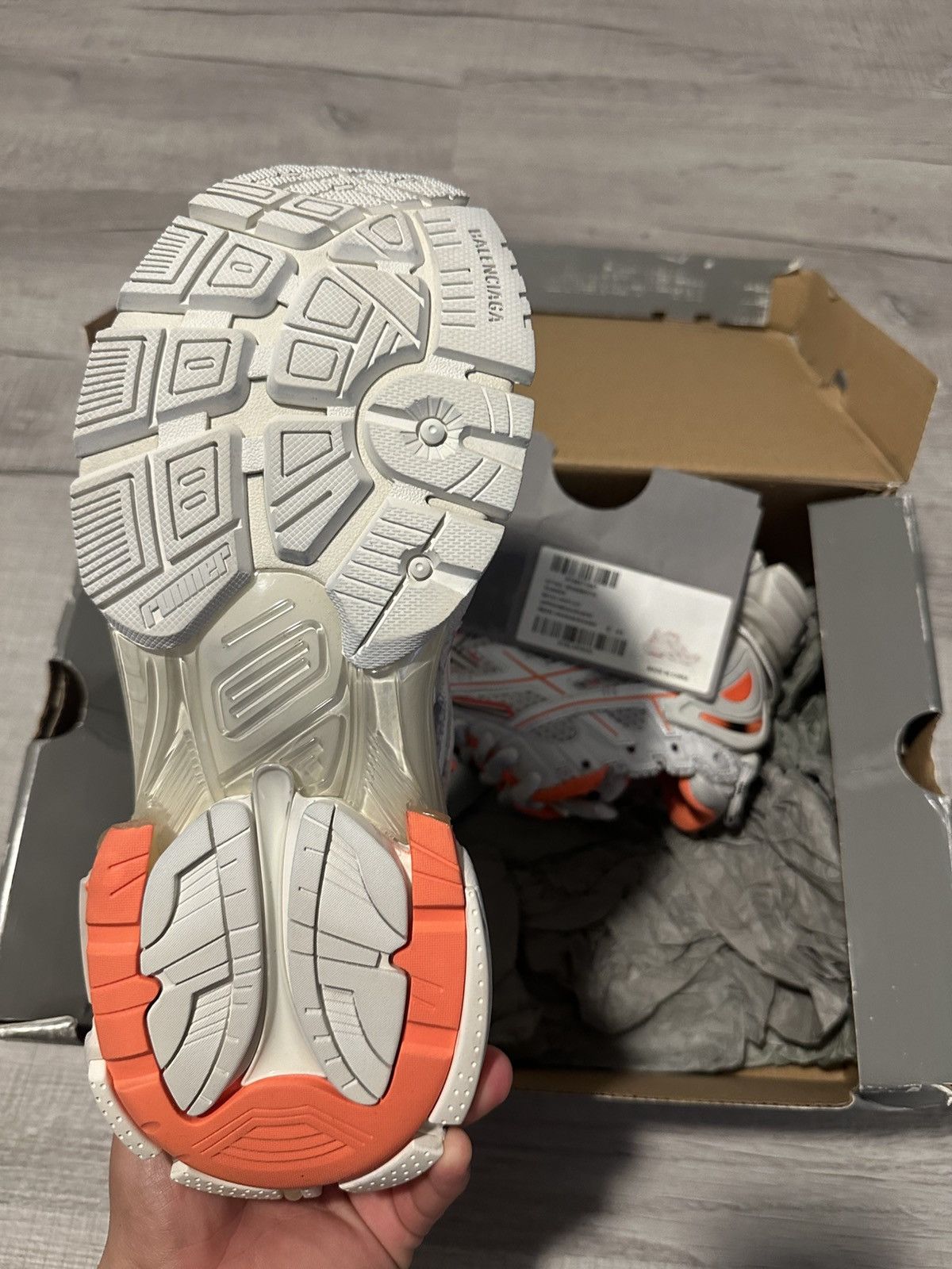 Balenciaga Balenciaga Runner Orange/White Size US 8 / EU 41 - 5 Thumbnail