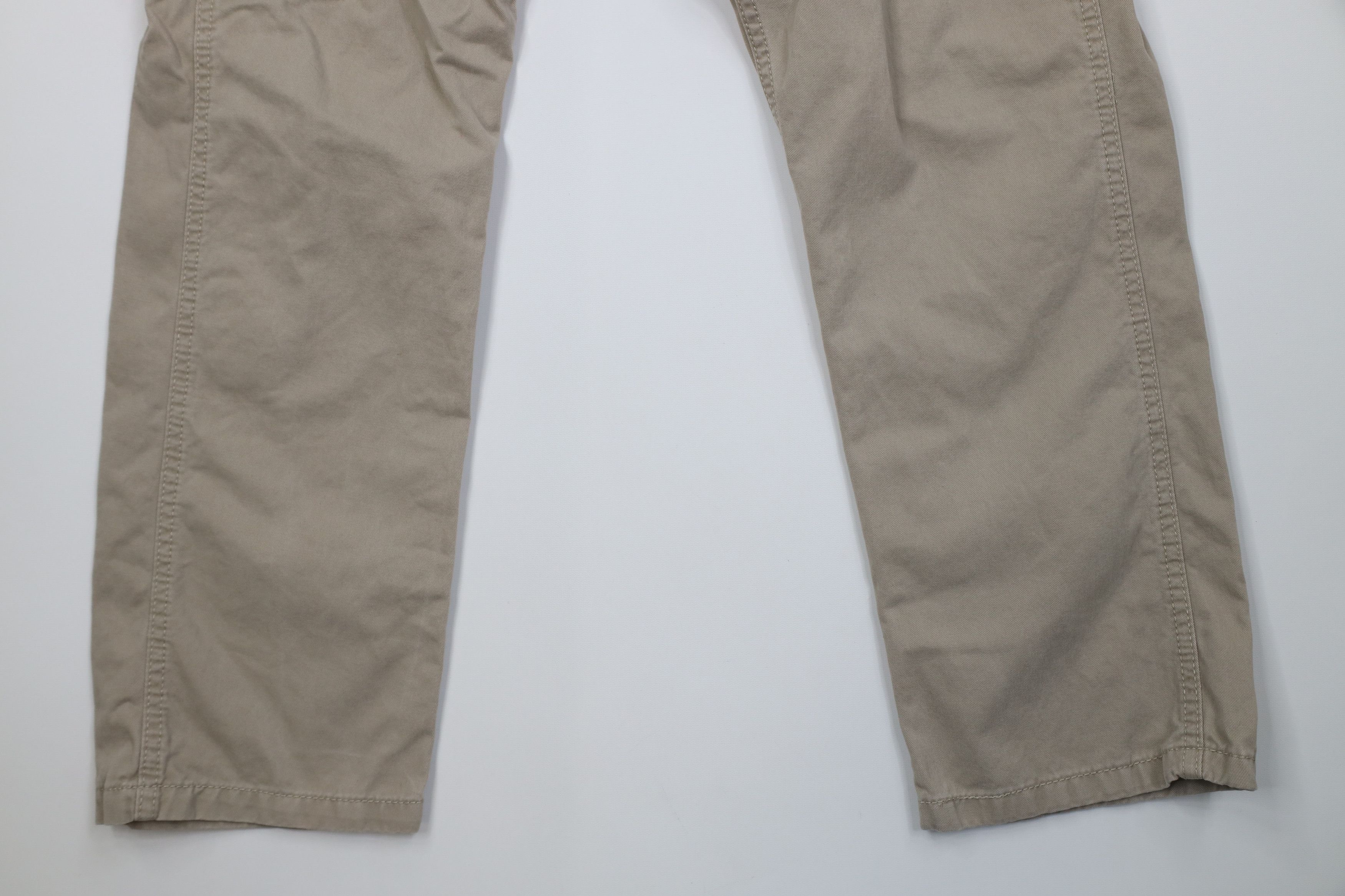 Levi's Vintage Y2K Levis Loose Wide Leg Cargo Pants Beige Cotton Size US 34 / EU 50 - 4 Thumbnail