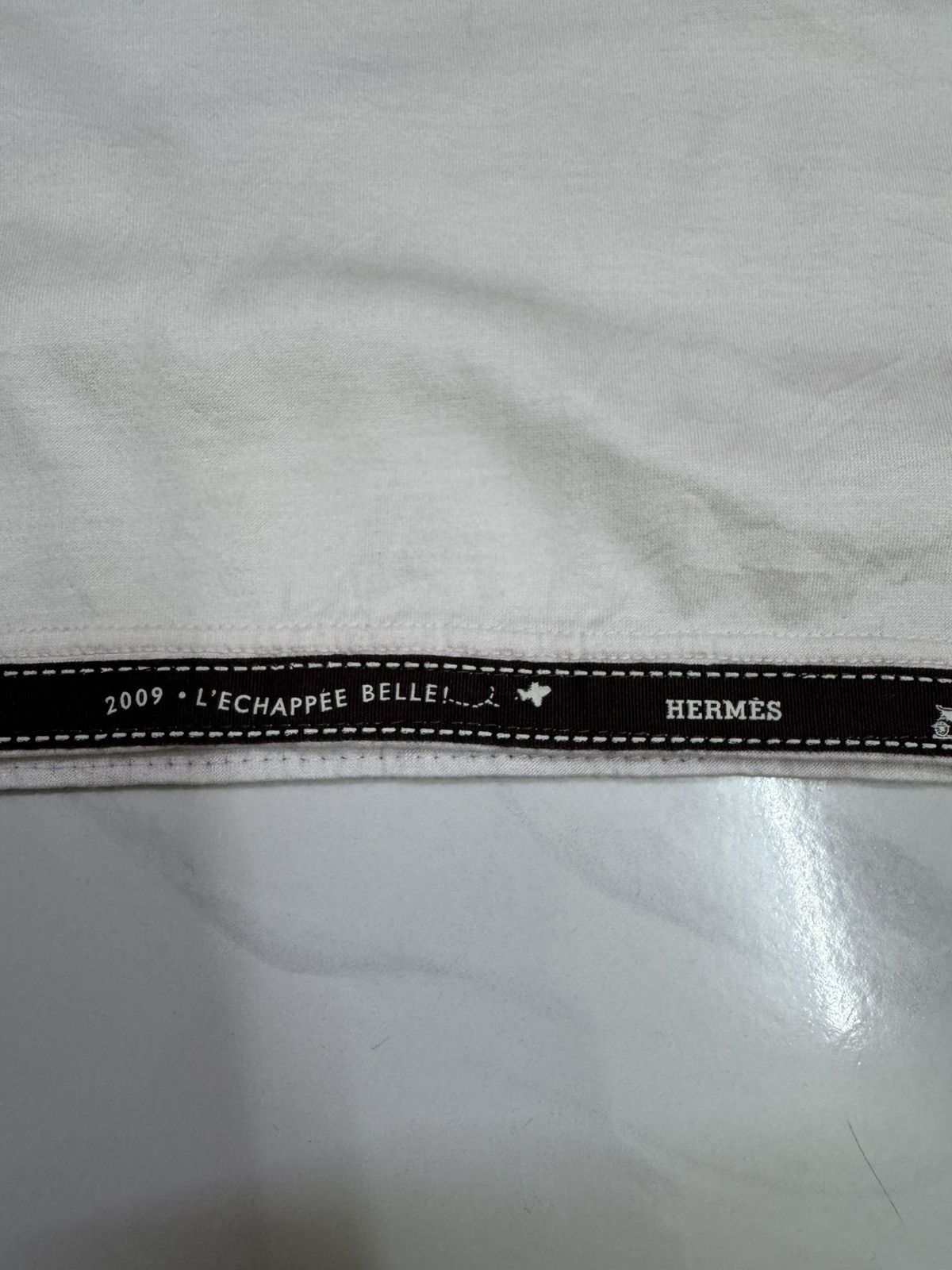 Hermes Vintage Hermès 2009 "L'Échappée Belle" tshirt Size L / US 10 / IT 46 - 13 Thumbnail