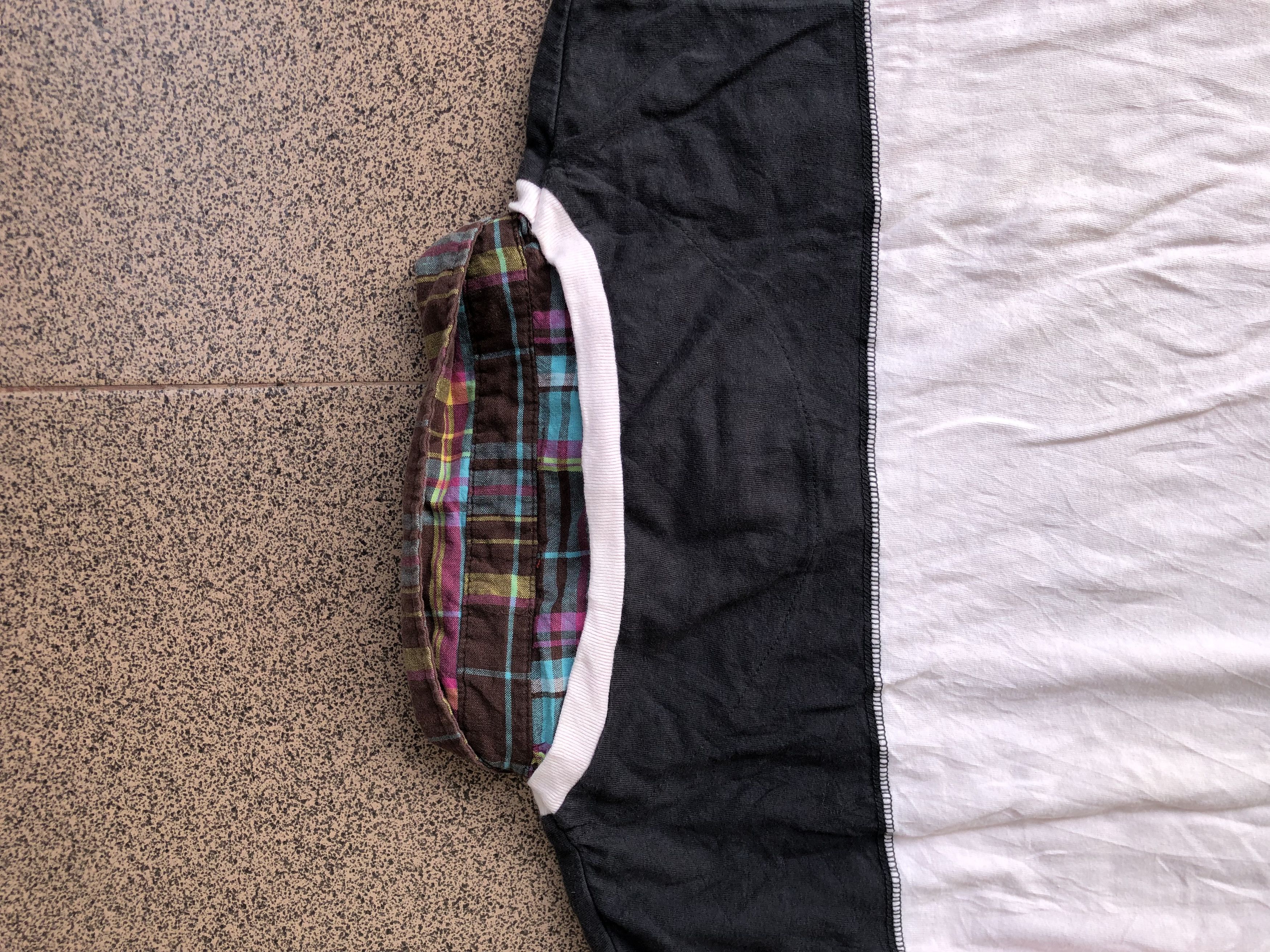 If Six Was Nine 2000s Double Layer Collar Quash Vkei Style Y2k Size US L / EU 52-54 / 3 - 9 Thumbnail