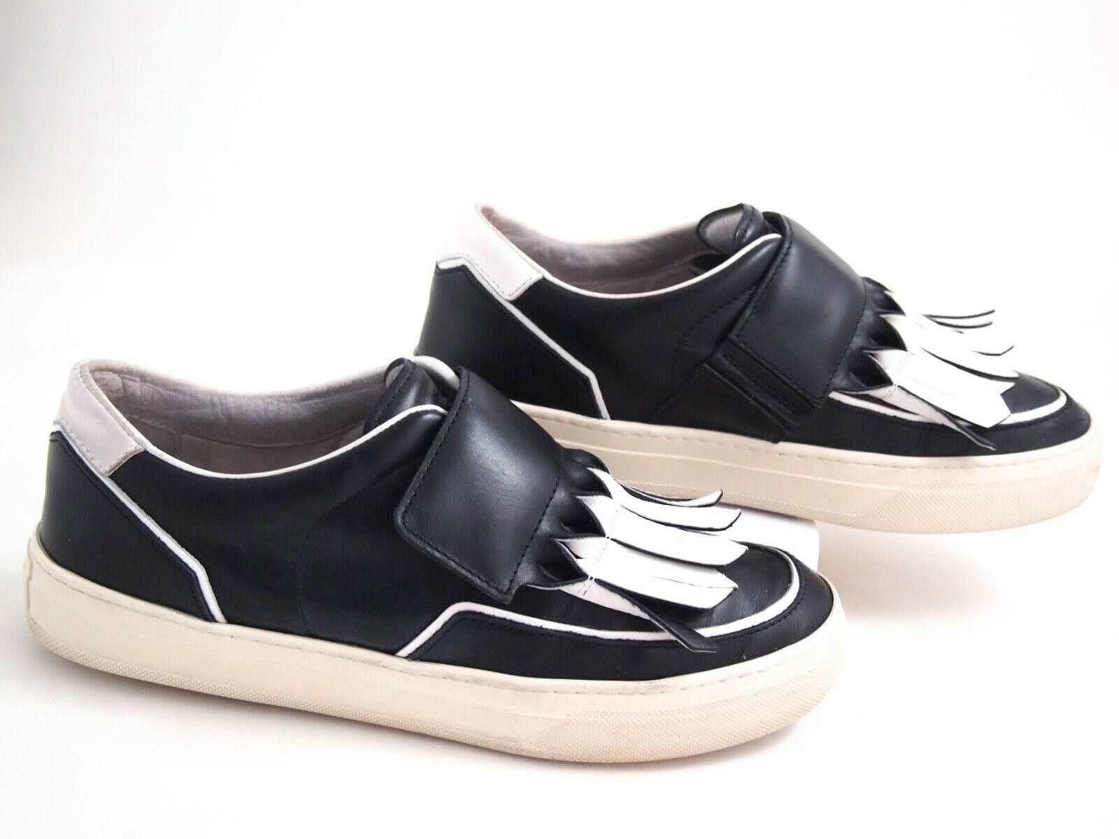 Tod's Tod's Kiltie Fringe Slip On Sneakers Black US 6 EU 36 $580 Size US 6 / IT 36 - 2 Thumbnail