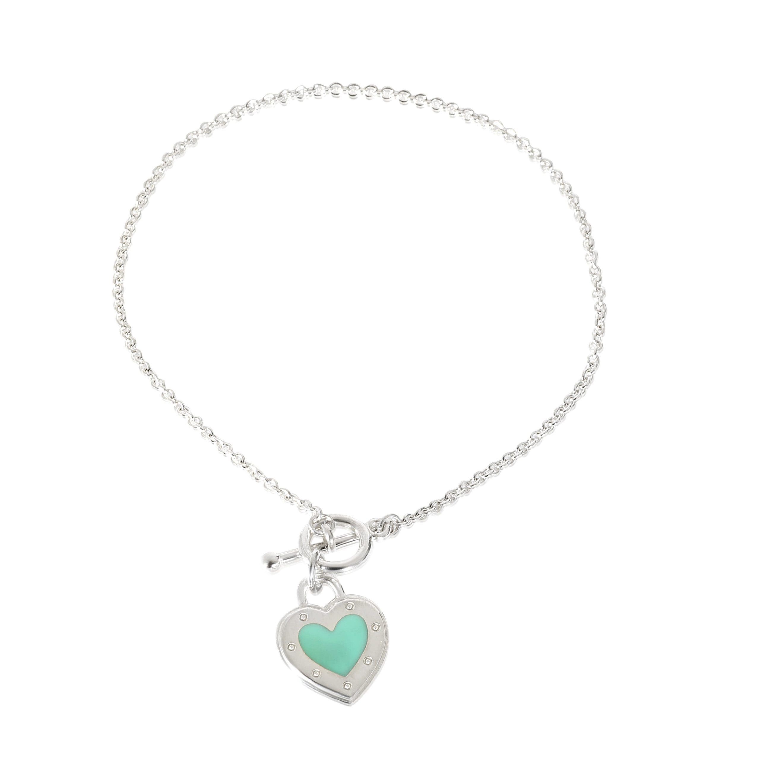 Tiffany & Co. Tiffany & Co. Return To Tiffany Blue Enamel Bracelet in Sterling Silver Size ONE SIZE - 1 Thumbnail