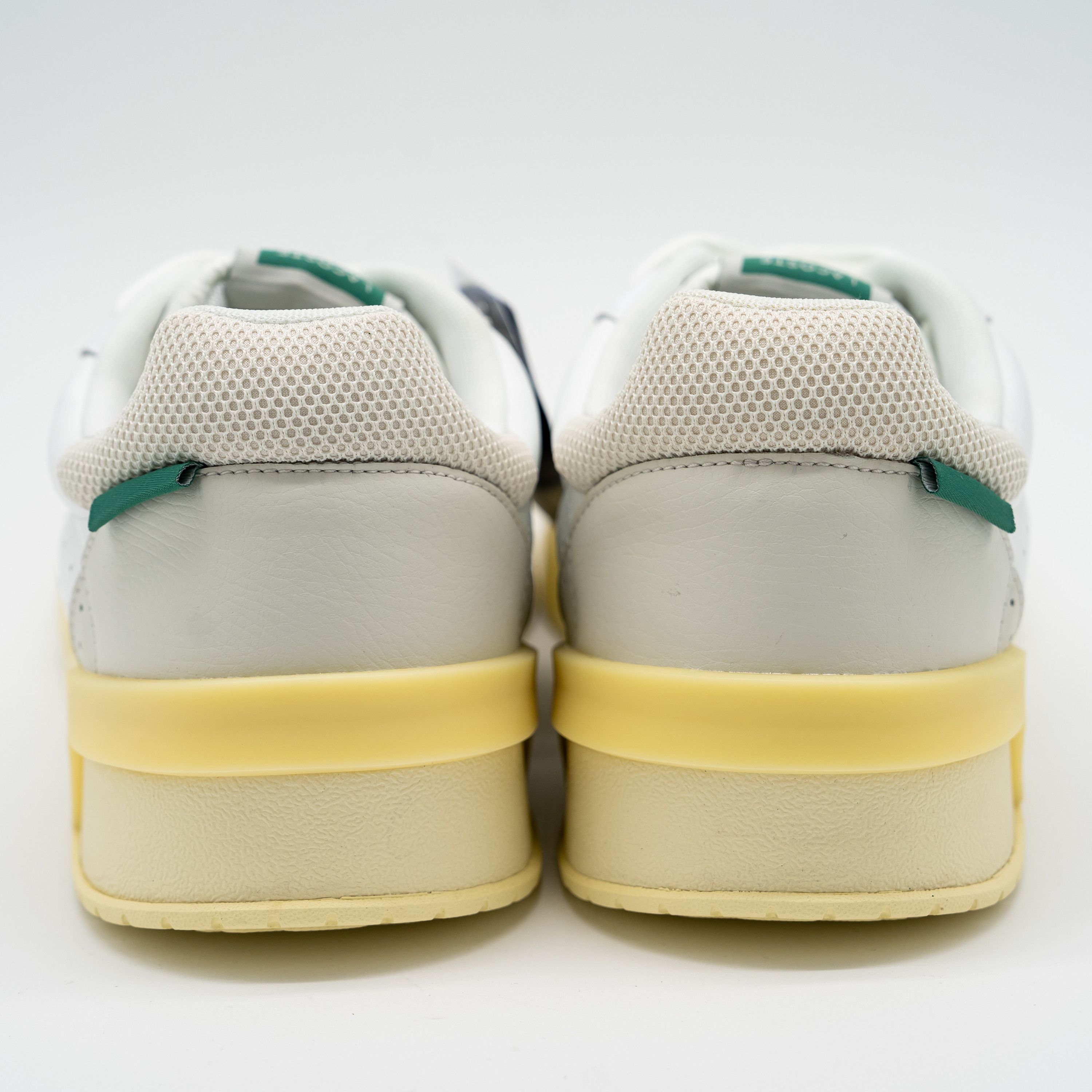 Lacoste 13 - Lacoste LT 125 Textile Sneakers White Yellow Green Size US 13 / EU 46 - 5 Thumbnail