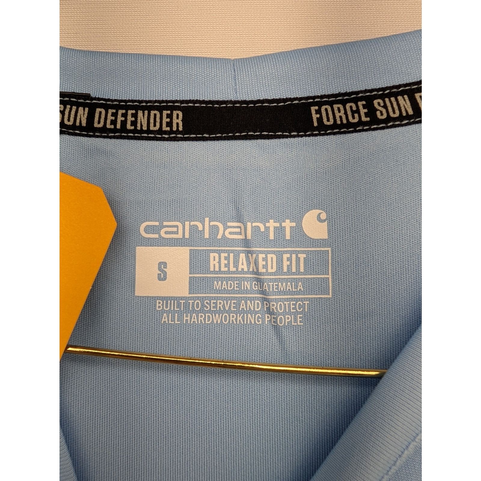 Carhartt NWT Men's Force Sun Defender Relaxed LS T-Shirt size Small Size US S / EU 44-46 / 1 - 5 Thumbnail