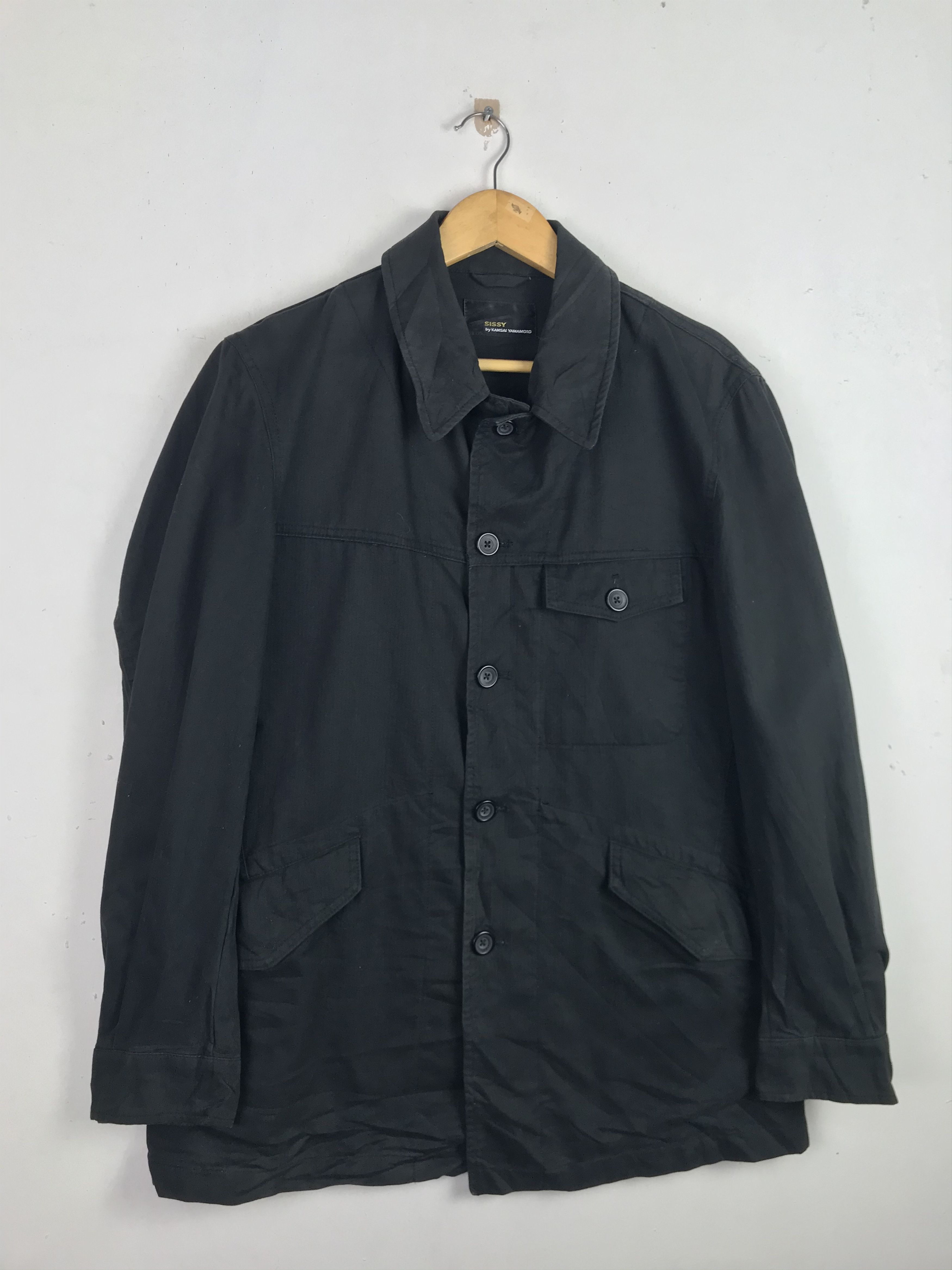 Japanese Brand Vintage Rare Design Kansai Yamamoto Buttons Ups Jacket Size US L / EU 52-54 / 3 - 10 Thumbnail