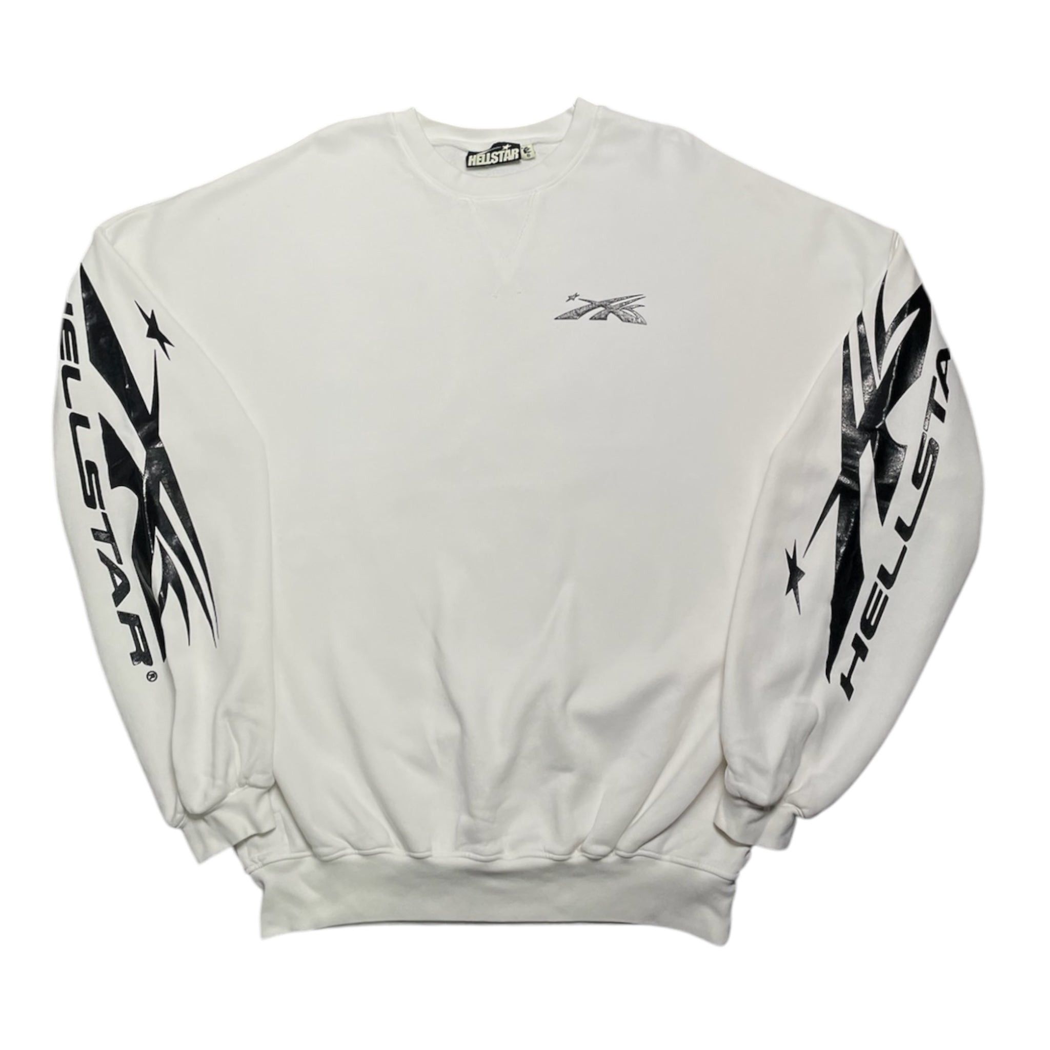 HELLSTAR Sports Crewneck Sweatshirt White | Grailed
