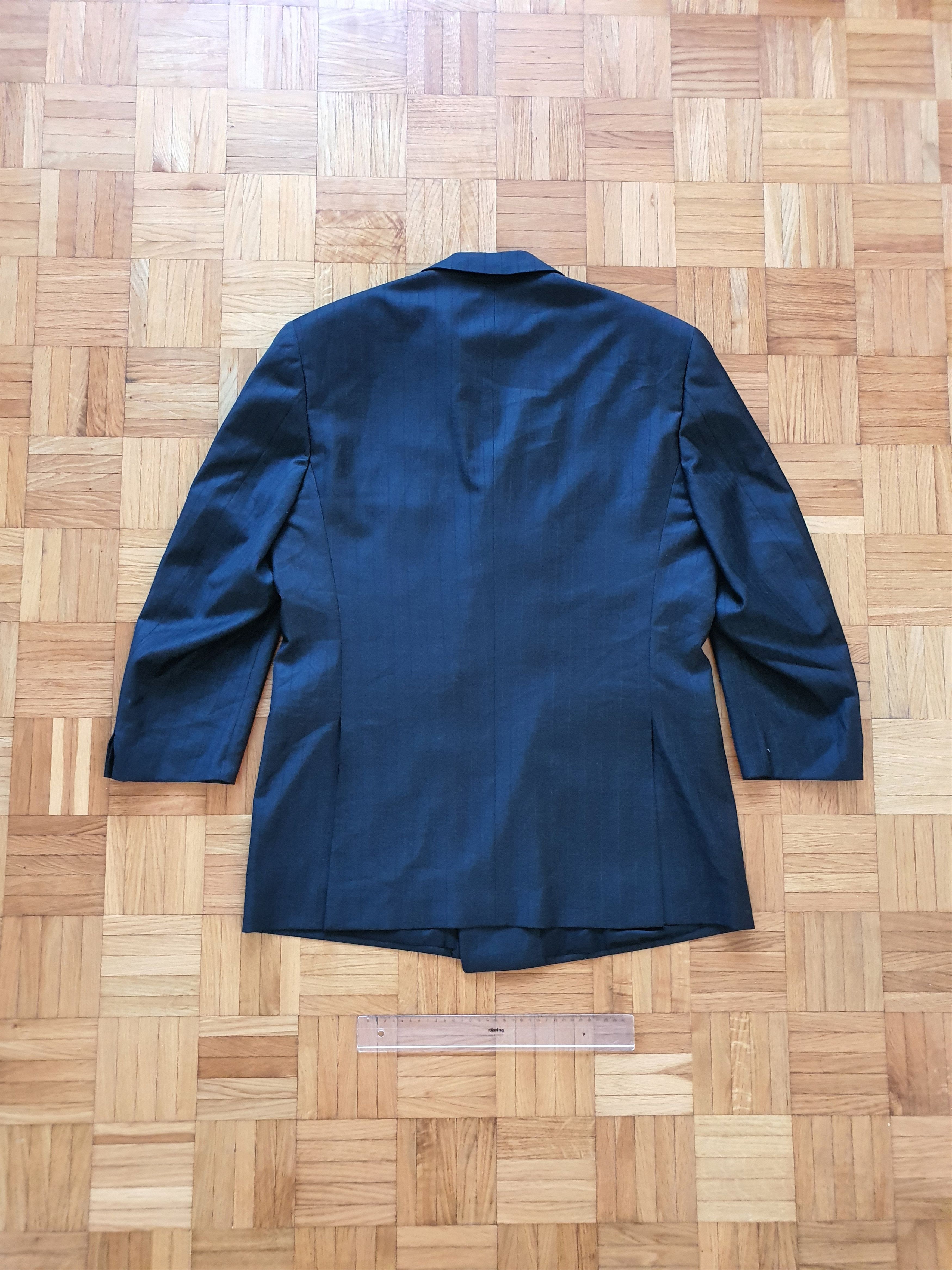 Pal Zileri Double Breasted (6x2) Gray Blazer Sports Coat Jacket - EU 52 Size 42R - 2 Thumbnail