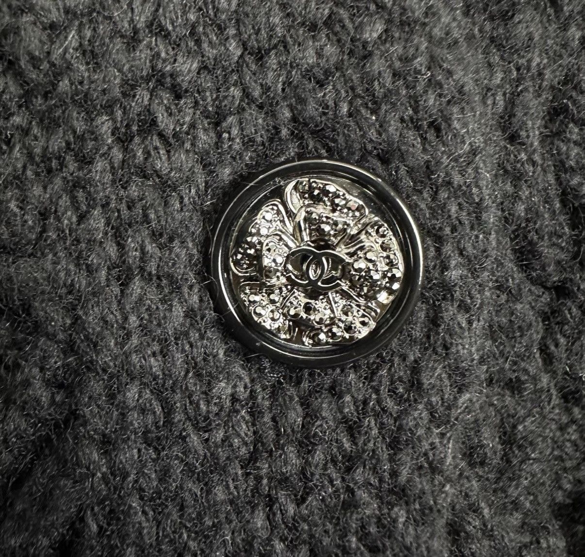 Chanel CHANEL Black Knit Hollow Out Coat K12 Size XXS / US 00 / IT 34 - 7 Thumbnail