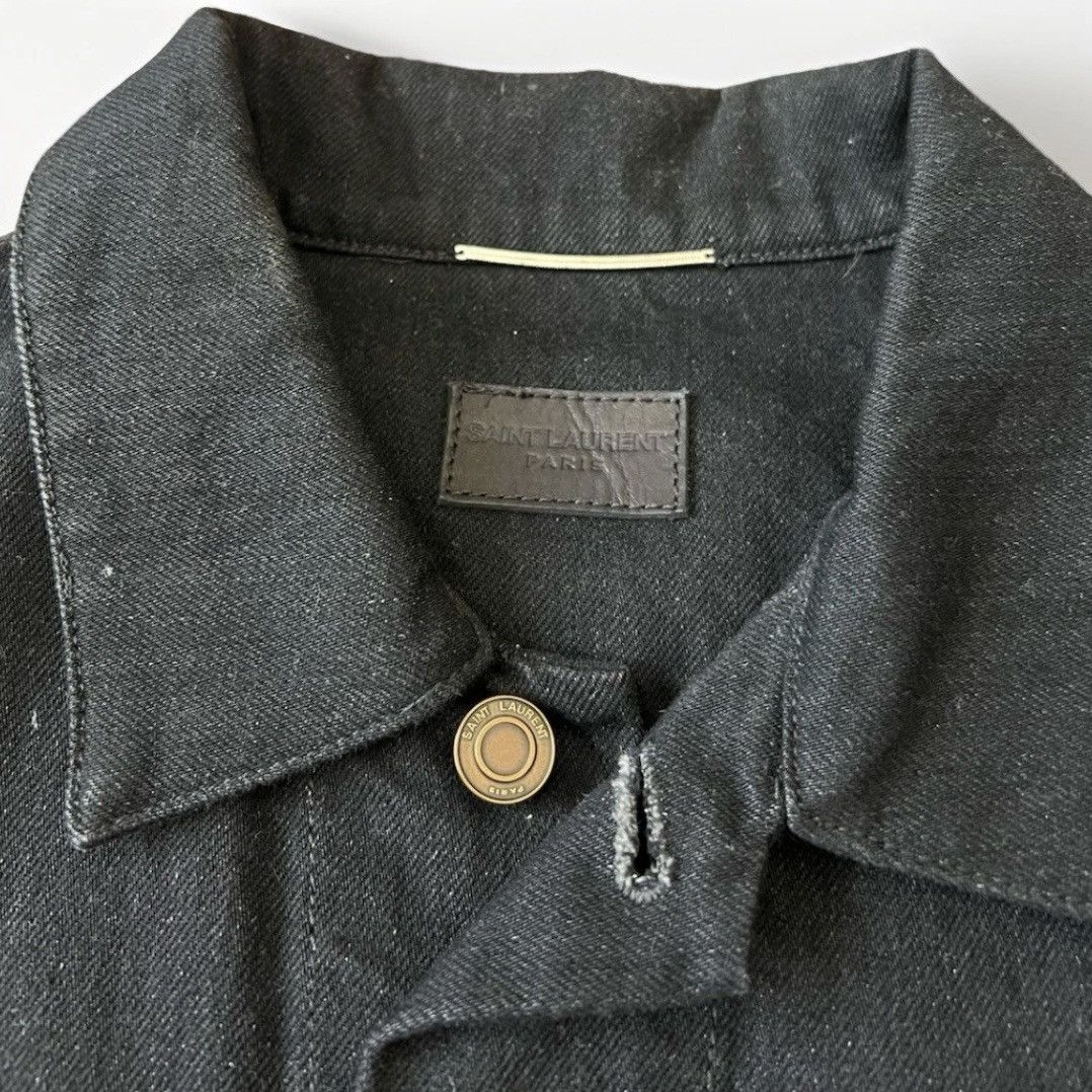 Saint Laurent Paris Saint Laurent Paris Made In Italy Denim Jacket Black XS Size US S / EU 44-46 / 1 - 4 Thumbnail