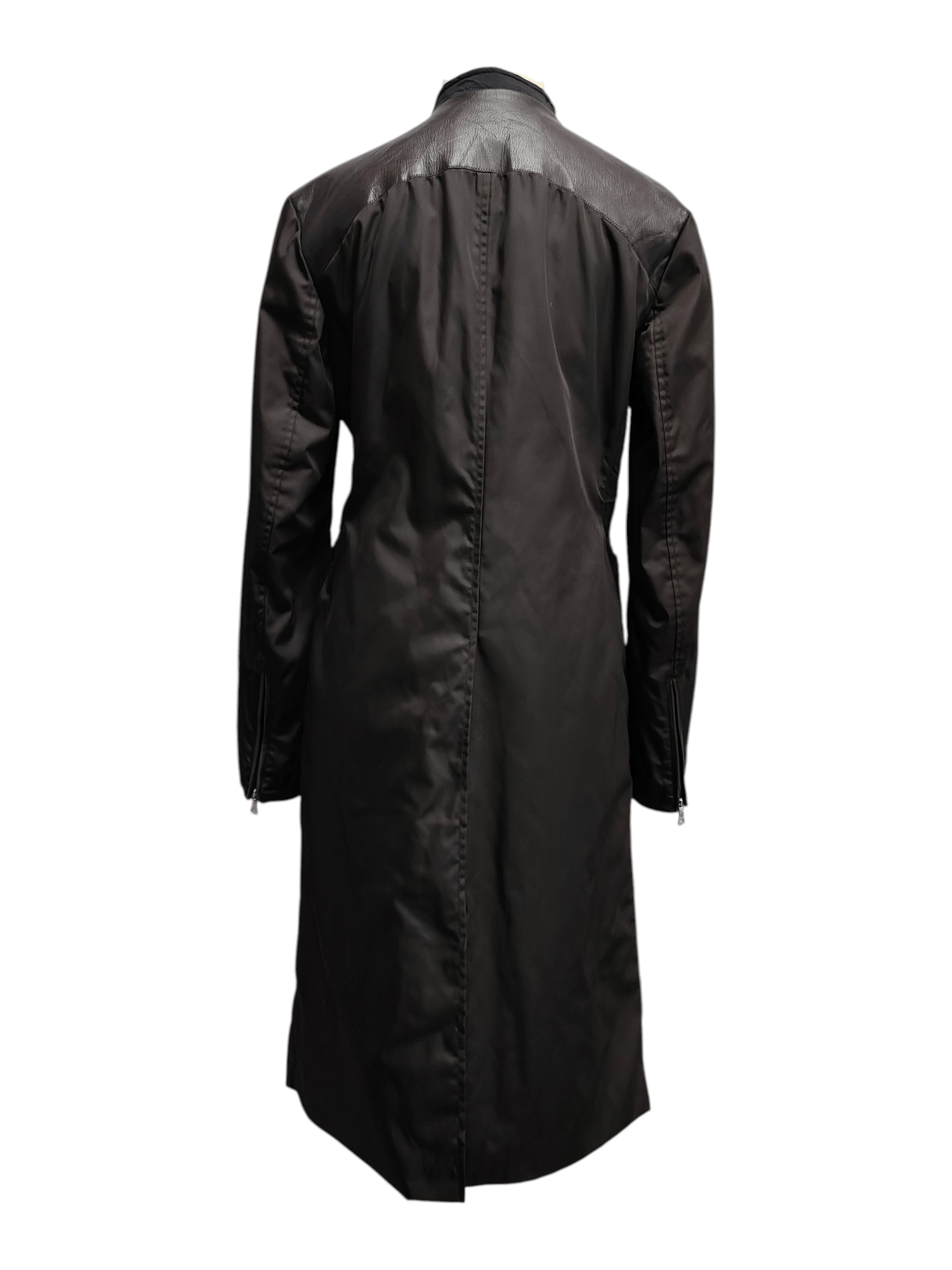 Prada 00s PRADA- Leather Shoulder Coat Archive Minimal Techwear Size M / US 6-8 / IT 42-44 - 5 Thumbnail