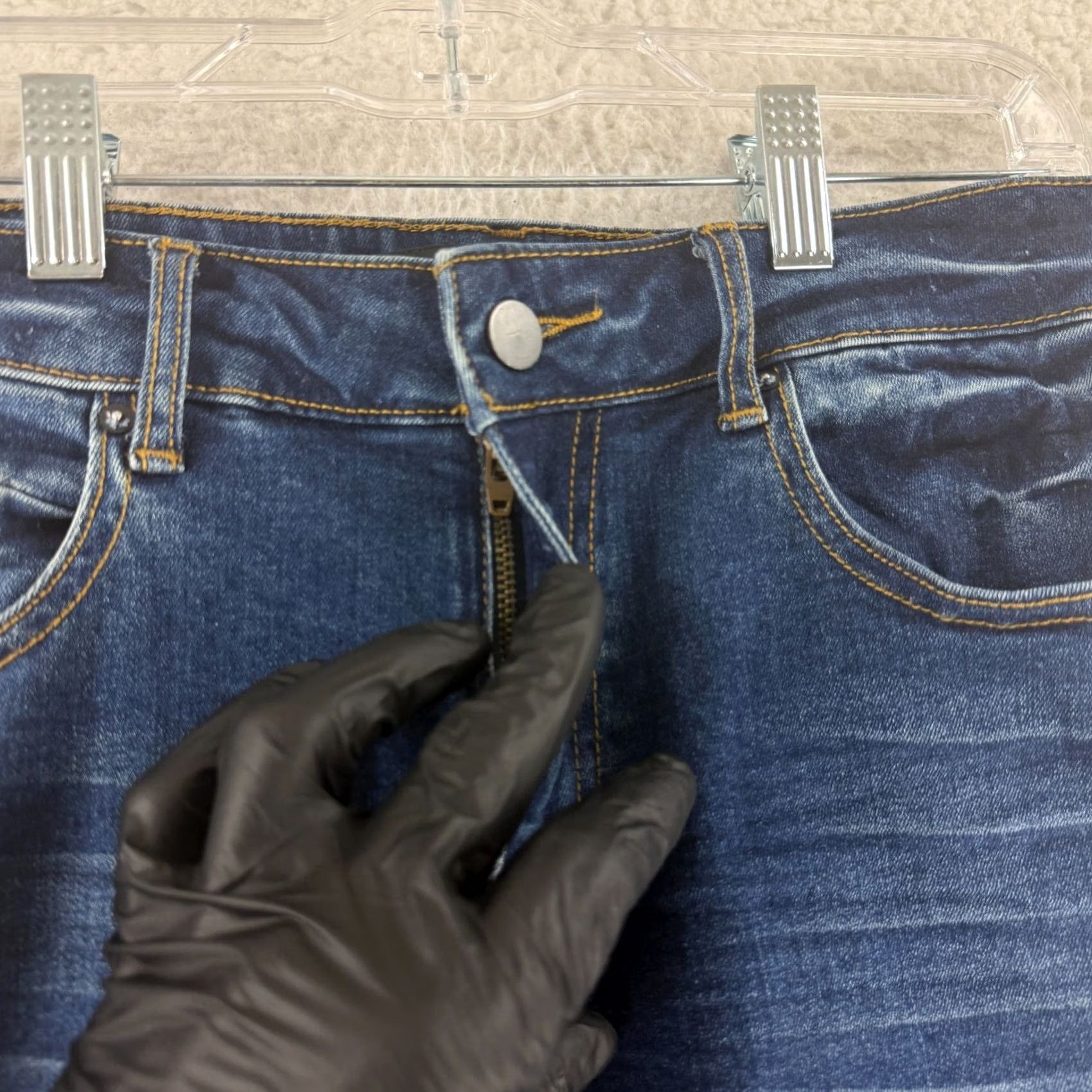 Alexander Wang Alexander Wang Bite Jeans Womens Size 29 Blue Denim Mid Rise Skinny Stretch Size 29" - 5 Thumbnail