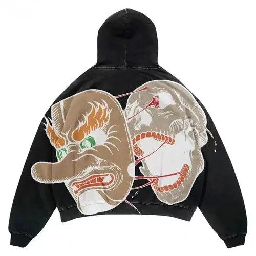 Japanese Brand Kusuno x Chie Black Vintage Pynk Y2k Gothic Hoodie Size US M / EU 48-50 / 2 - 3 Thumbnail