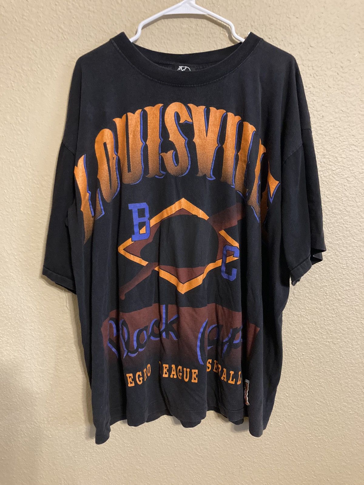 Authentic Negro Leagues × Vintage Vintage 90s AOP Louisville Black Caps Negro League Shirt Size US XXL / EU 58 / 5 - 1 Thumbnail