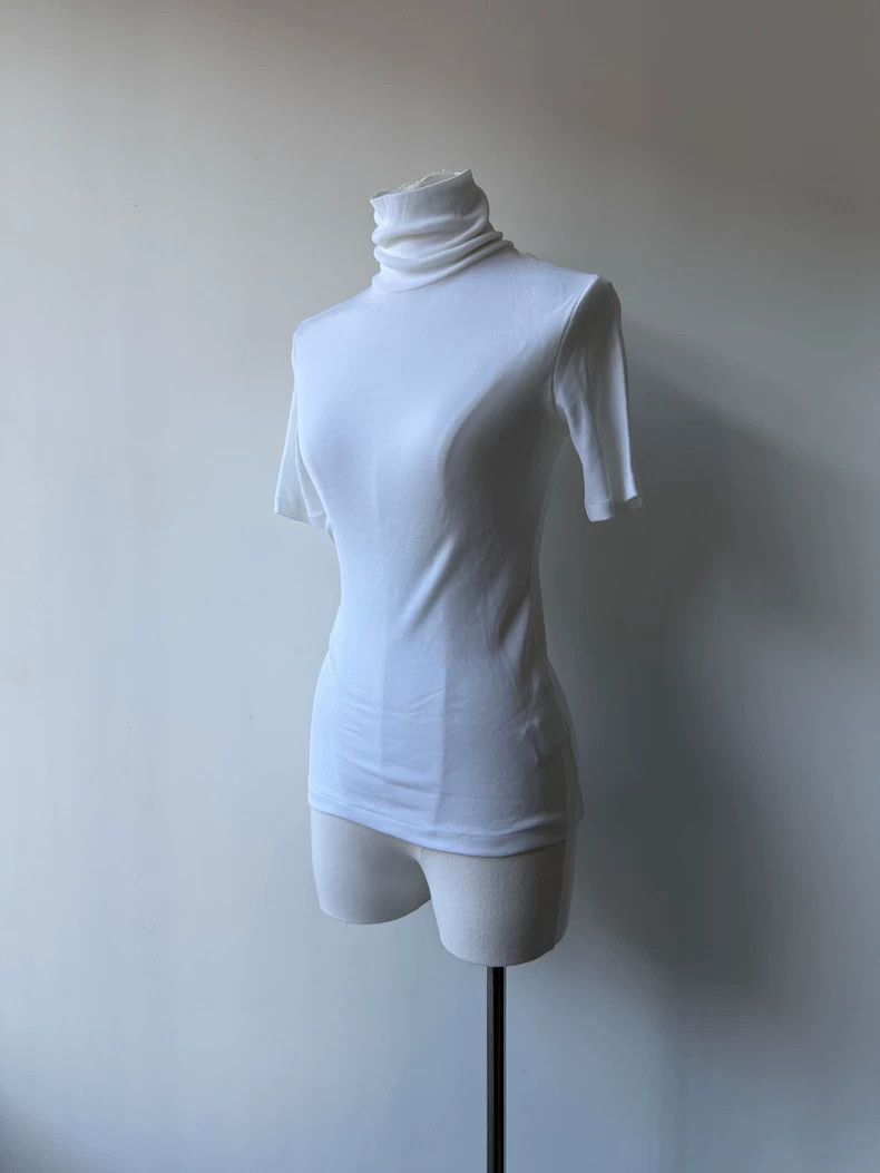 Y's Y's size 3 High-necked slim short sleeves Size M / US 6-8 / IT 42-44 - 2 Thumbnail