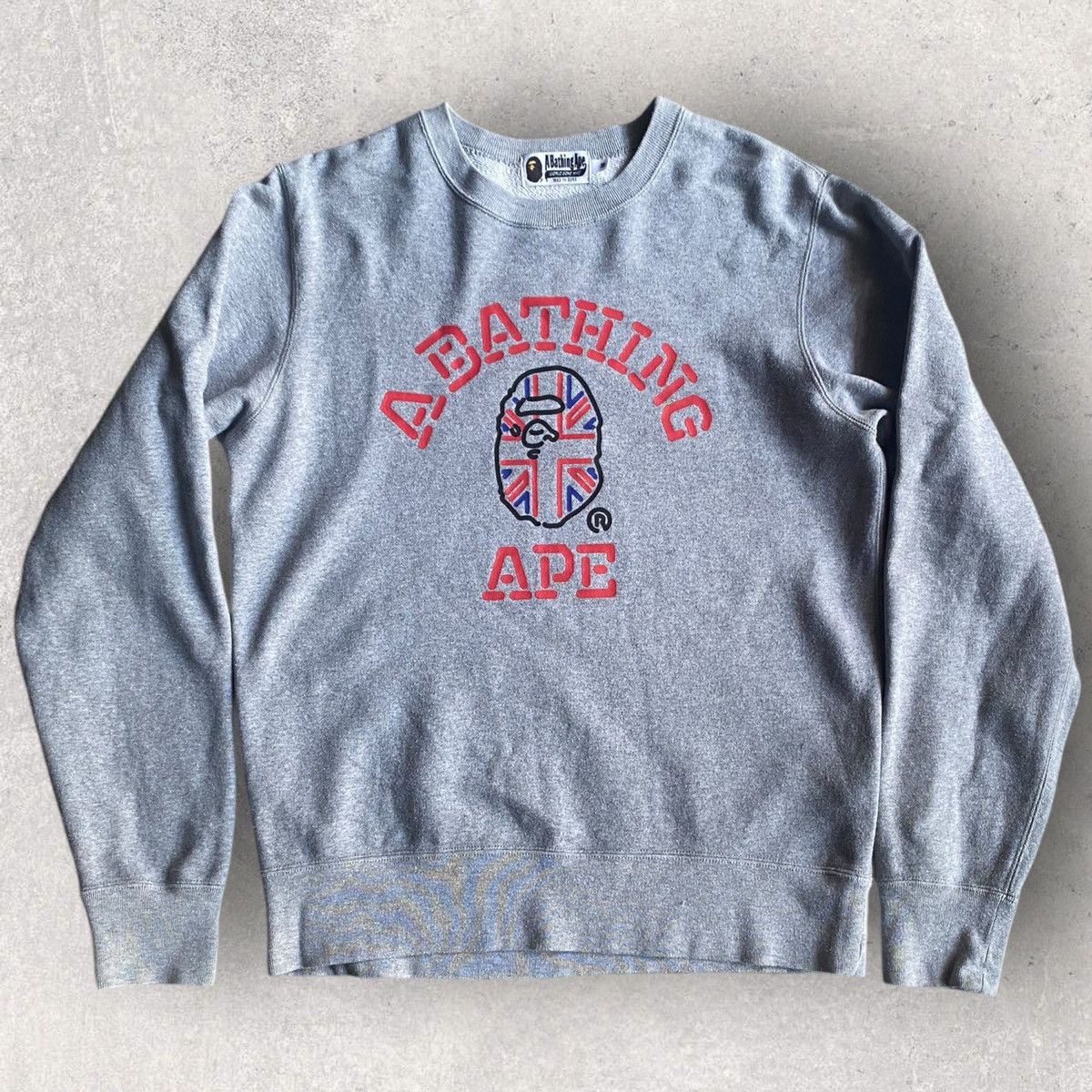 Bape Bape Union Jack Logo Sweater Size US M / EU 48-50 / 2 - 1 Thumbnail