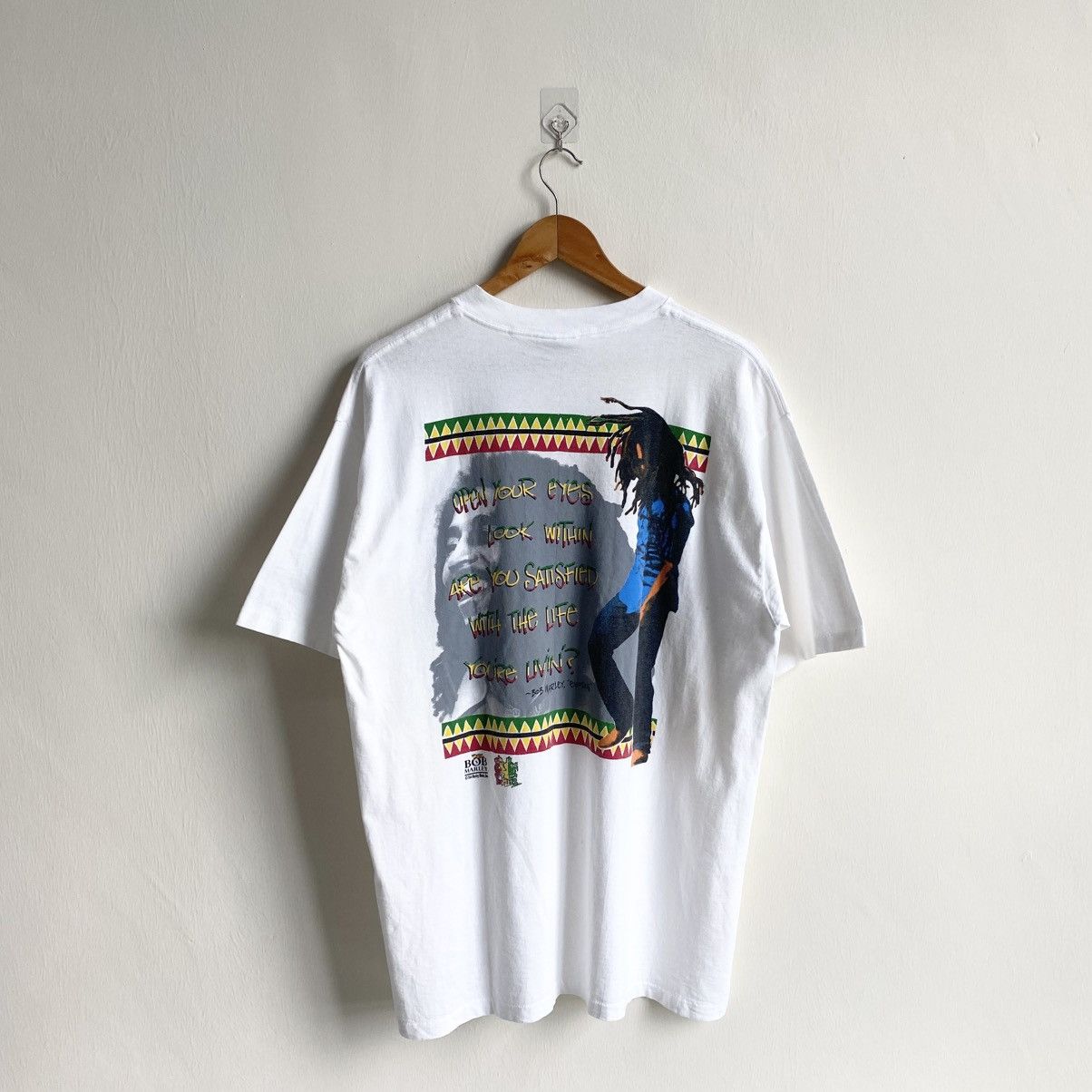 Bob Marley Vintage 90s Bob Marley T-Shirt Size US XL / EU 56 / 4 - 1 Thumbnail