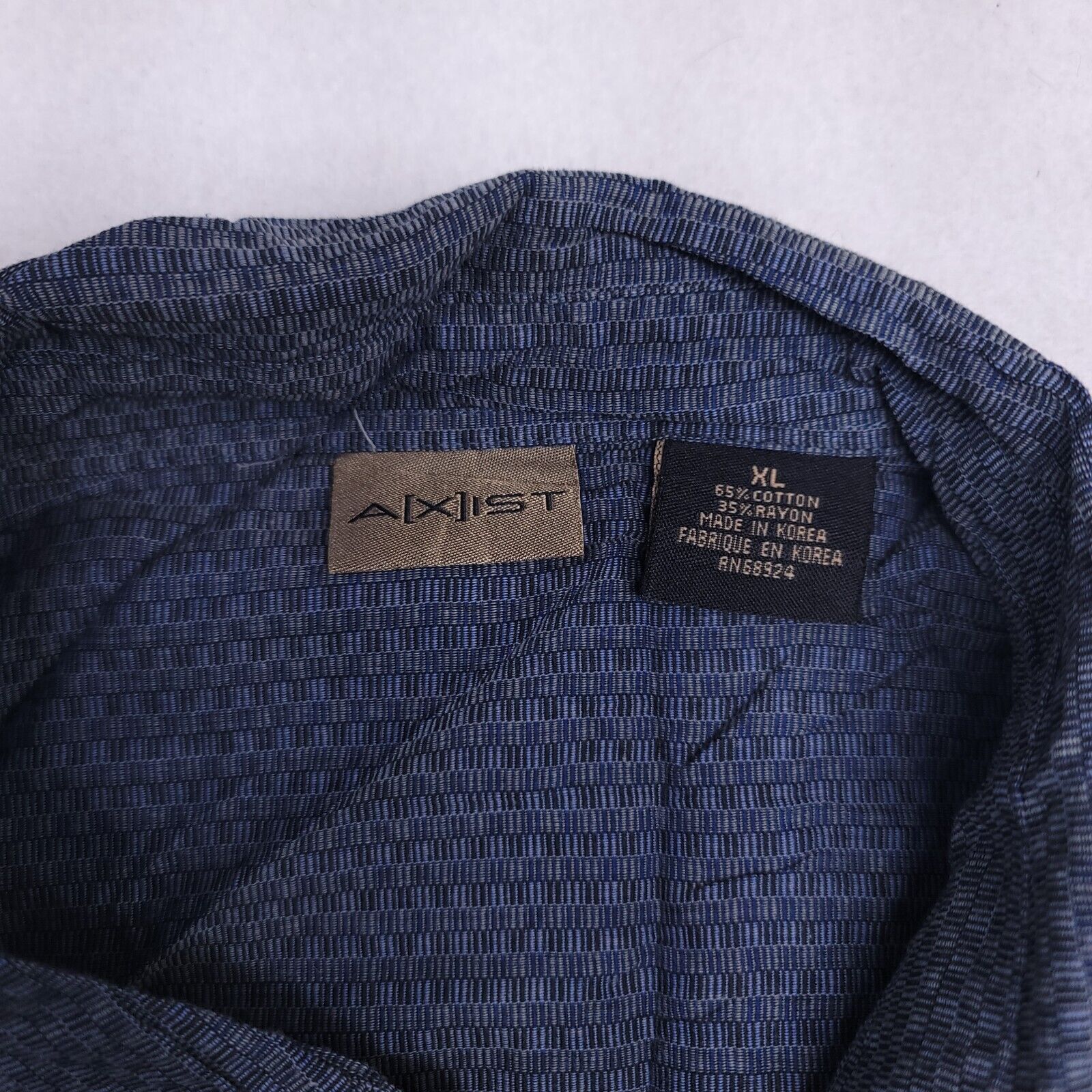 Axist Axist Casual Button Up Shirt Mens Size Extra Large XL Blue Size US XL / EU 56 / 4 - 3 Thumbnail