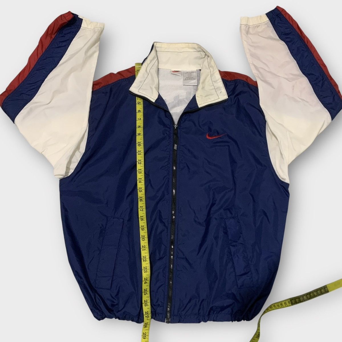 Nike VINTAGE 90s NIKE ZIPPER WINDBREAKER BIG LOGO Size US L / EU 52-54 / 3 - 6 Thumbnail