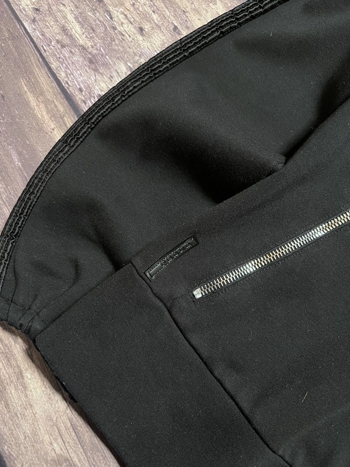 Prada prada vintage black tab zip hoodie Size M / US 6-8 / IT 42-44 - 9 Thumbnail