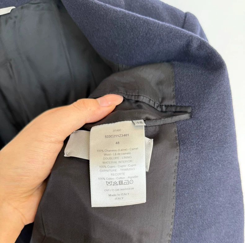 Dior Dior Camel hair dark blue suit Size 48R - 8 Thumbnail