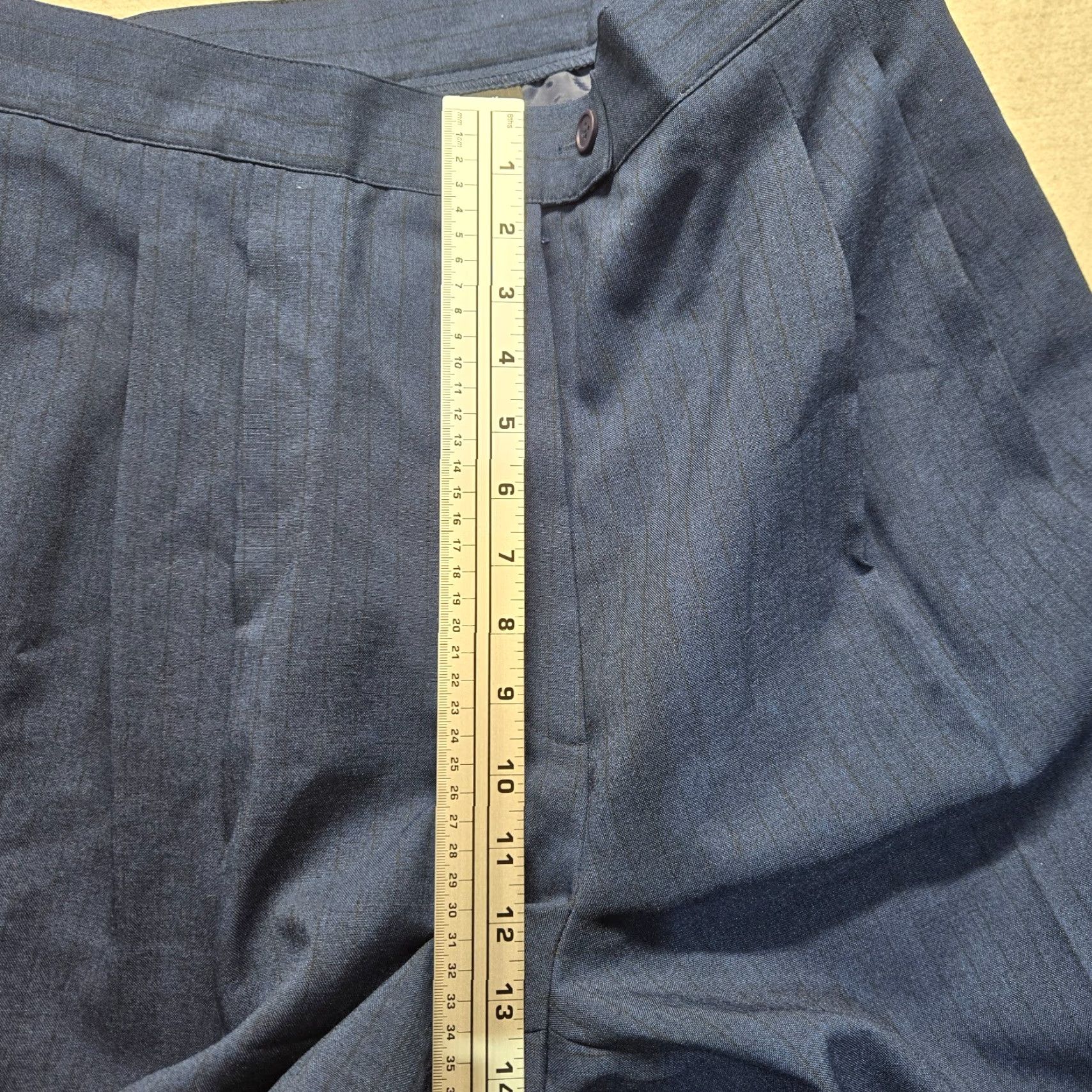 Vintage Sag Harbor Women's Pants Blue 14W Regular High Rise Casual Straight Full Length 14W Women's Sag Harbor Pants Blue Casual 14W Size 36" / US 14 / IT 50 - 5 Thumbnail