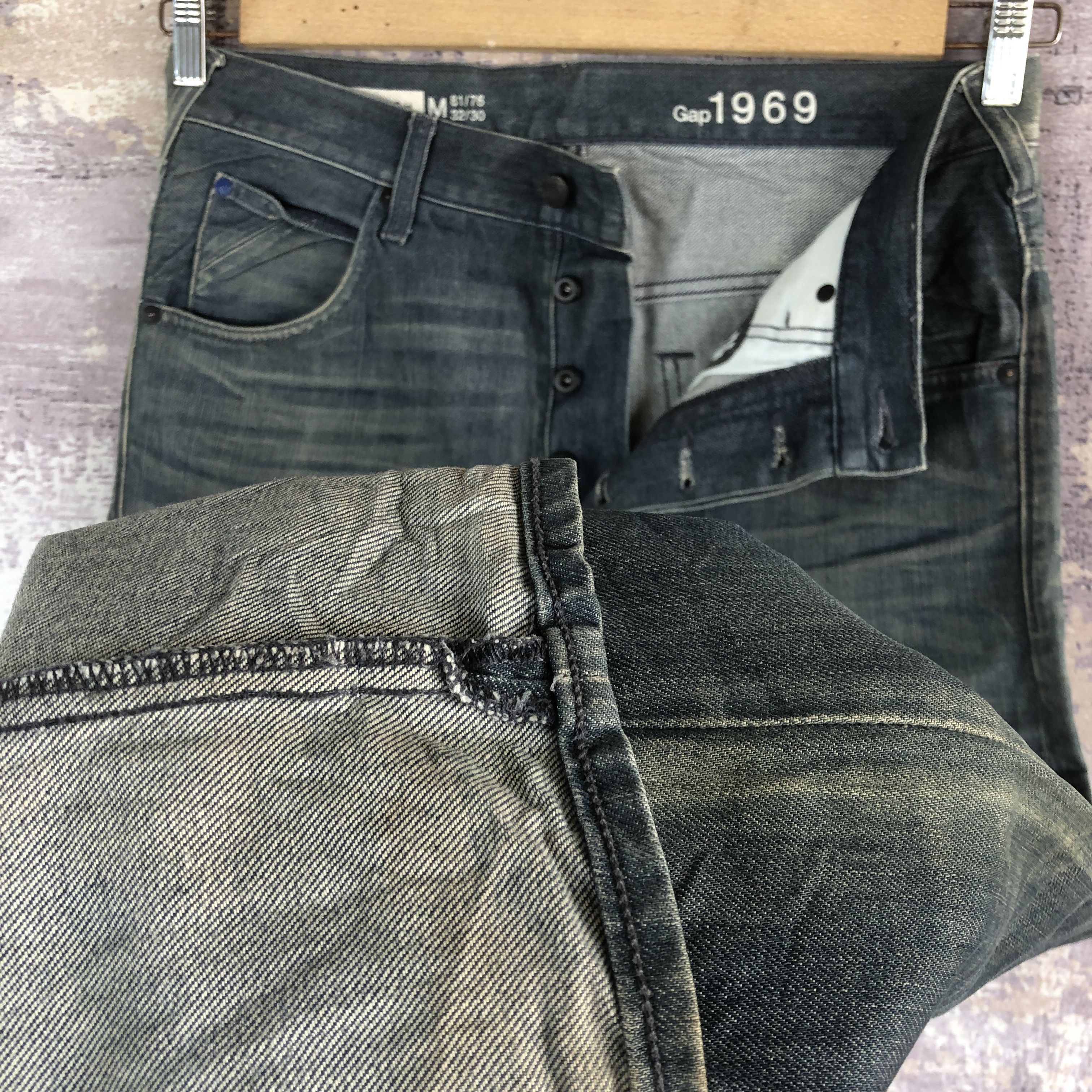 Gap Vintage 90s GAP Jeans Dirty GAP 1969 Denim Pants Size US 34 / EU 50 - 8 Thumbnail