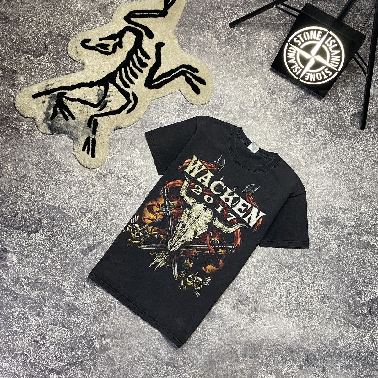 Band Tees Vintage Wacken 2017 Festival All Rock Group tee Size US S / EU 44-46 / 1 - 1 Thumbnail