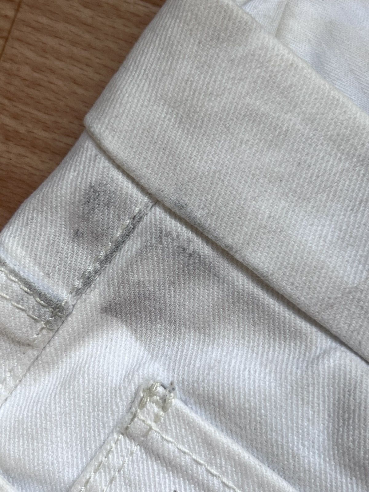 Prada Vintage Prada Straight Fit Classic Pants Women’s White Sz 26 Size 24" / US 00 / IT 34 - 4 Thumbnail